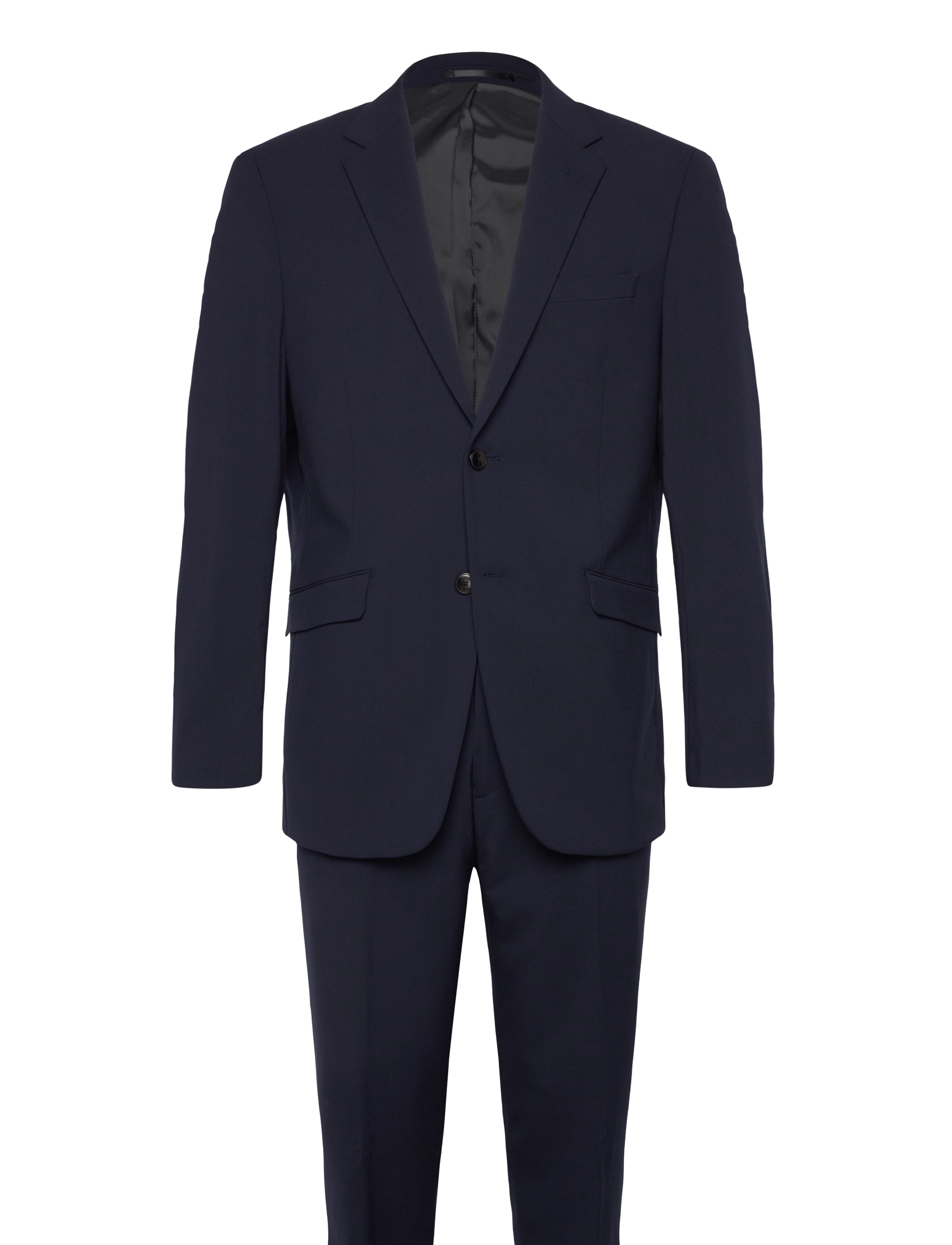 LINDBERGH Schwarz Superflex Anzug Navy - 44 - Herren