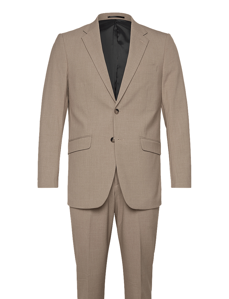 Lindbergh Black - Superflex suit - jakkesæt - sand mel - 0