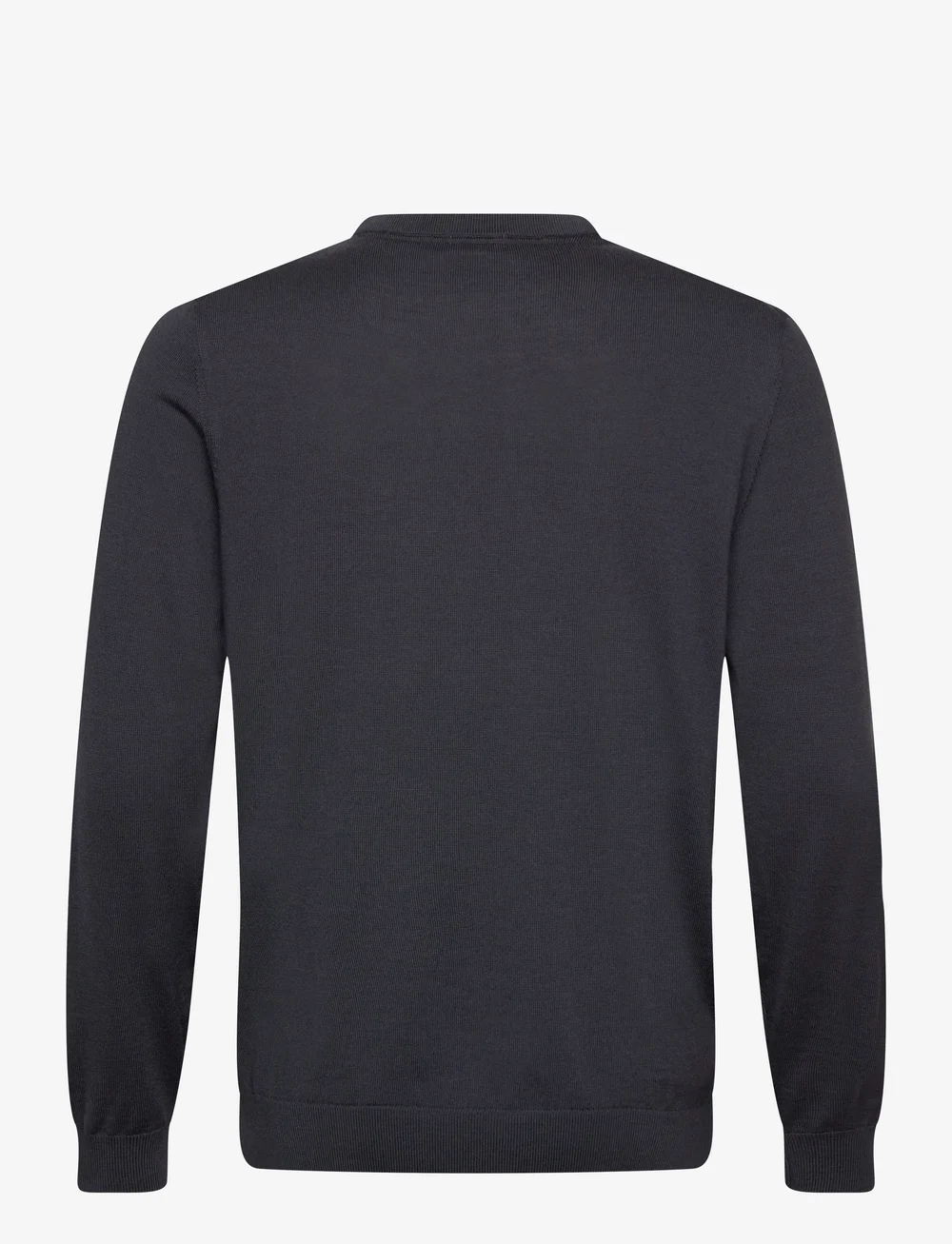 Lindbergh Black - 100 % merino crew neck knit - rund hals - asphalt grey - 2