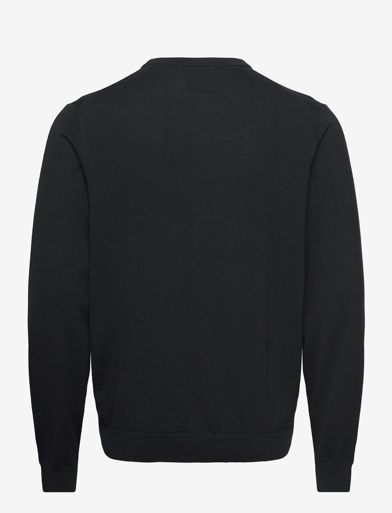 Lindbergh Black - 100 % merino crew neck knit - rund hals - black - 2