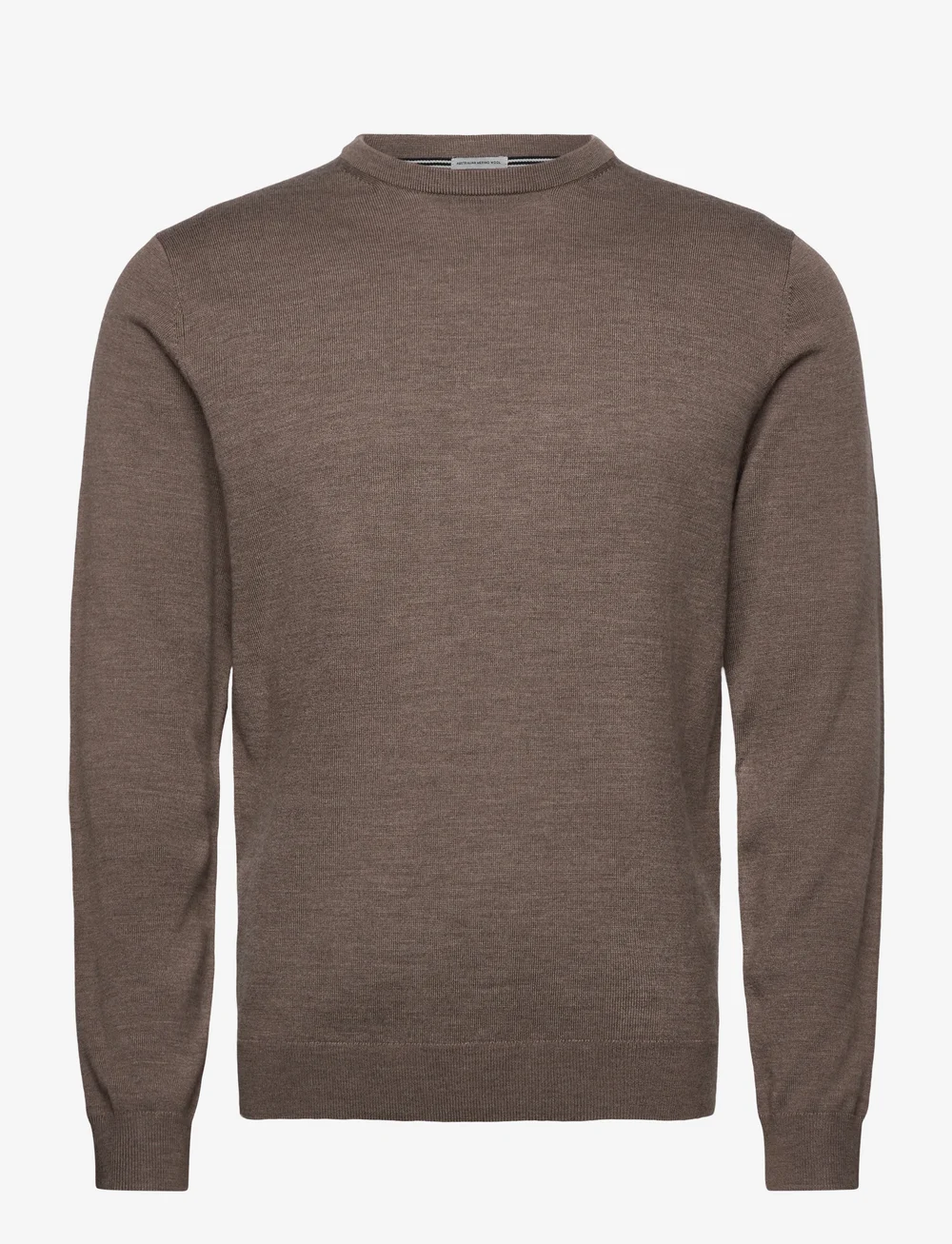 Lindbergh Black - 100 % merino crew neck knit - Ümmarguse kaelusega kudumid - dk sand mel - 1