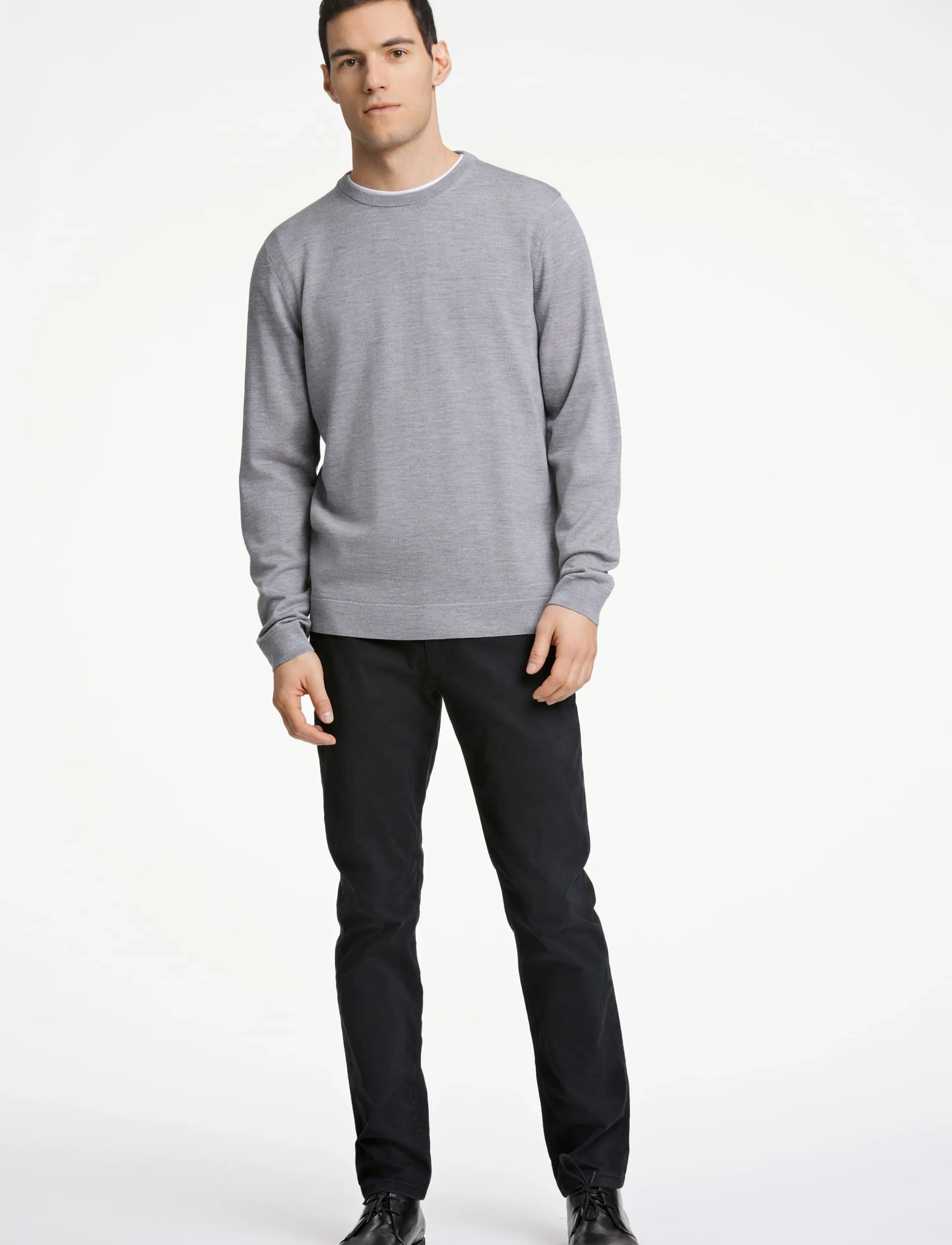 100 % Merino Crew Neck Knit