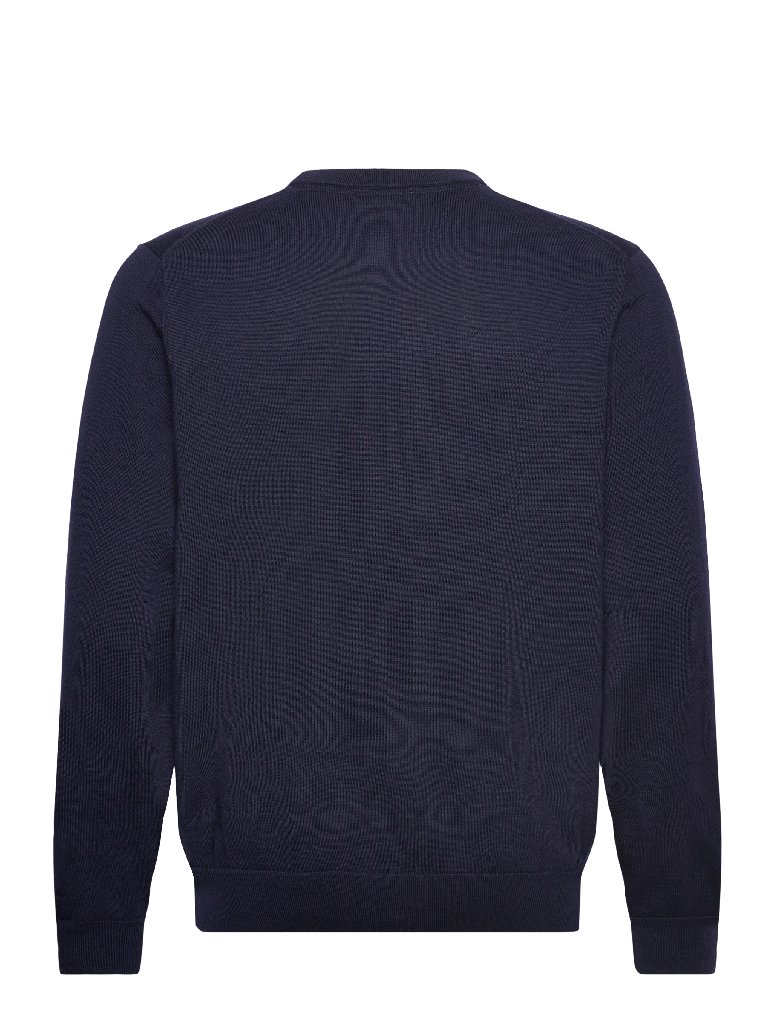 Lindbergh Black - 100 % merino crew neck knit - strik - navy - 2