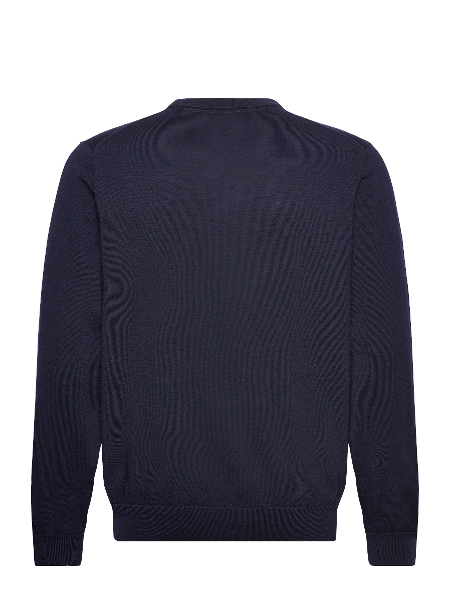 Lindbergh Black - 100 % merino crew neck knit - Ümara kaelusega - navy - 2