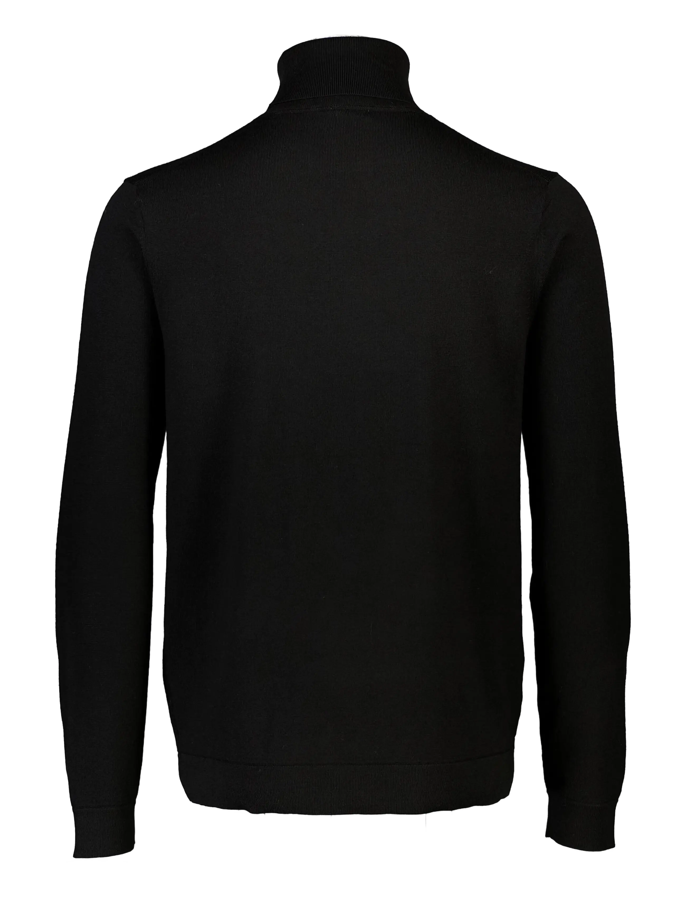 Lindbergh Black - 100 % merino roll neck knit - black - 2