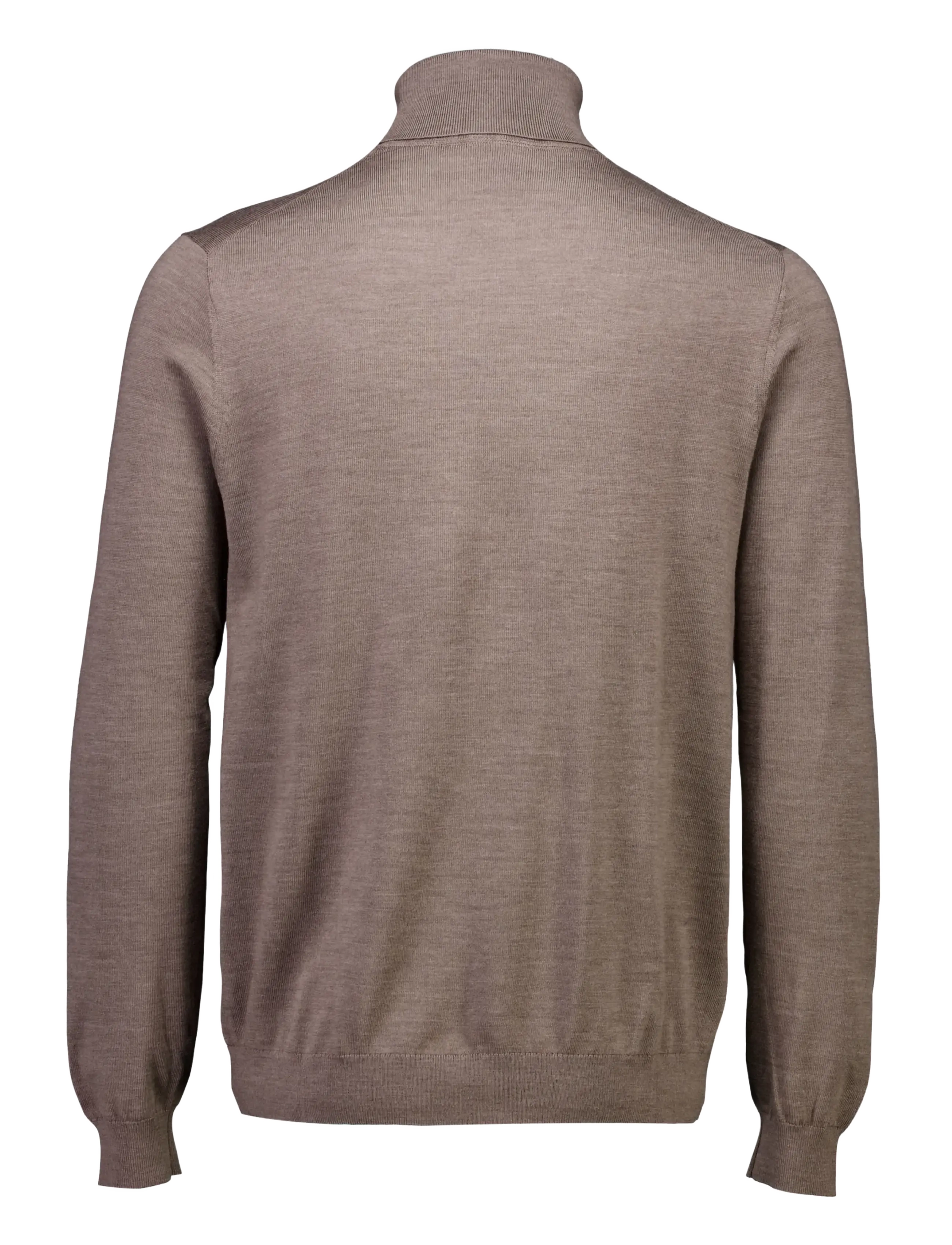 Lindbergh Black - 100 % merino roll neck knit - dk sand mel - 2