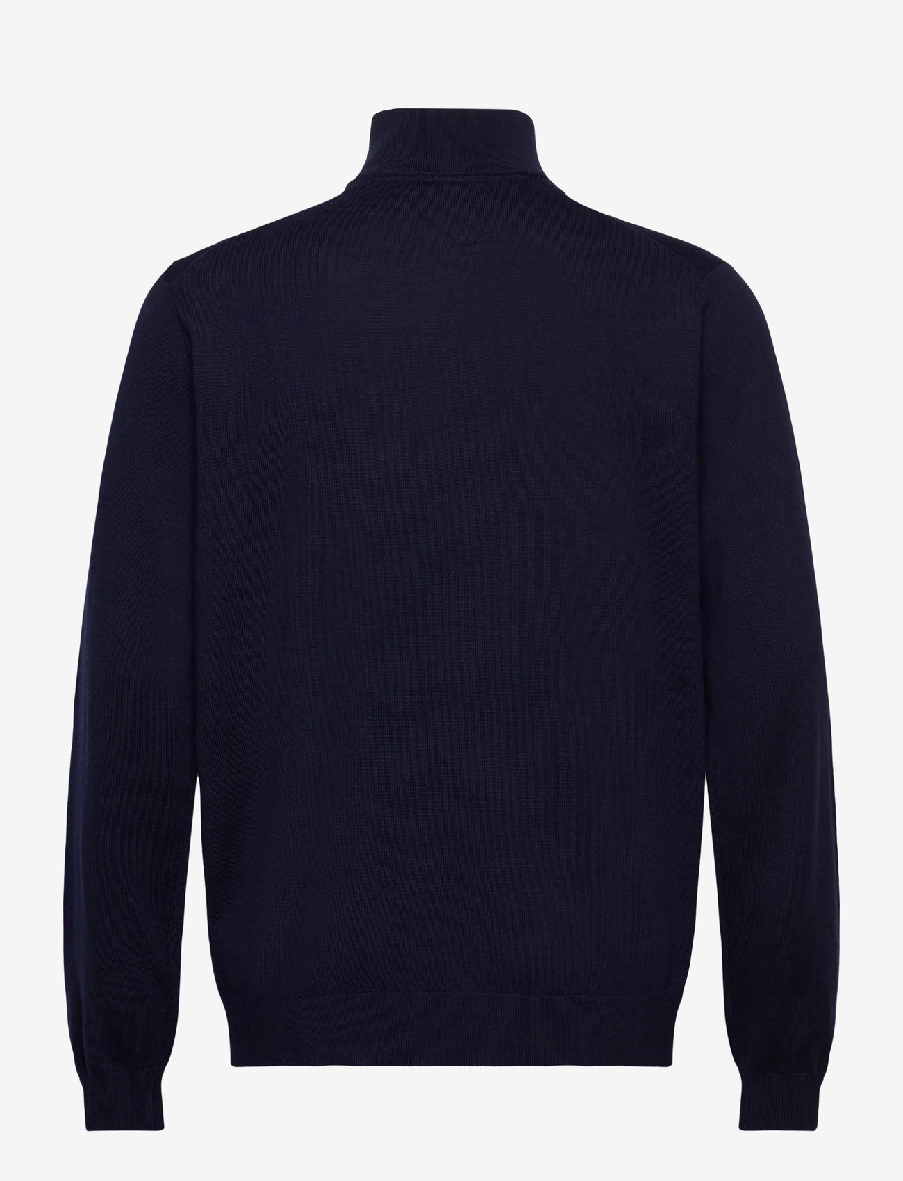 Lindbergh Black - 100% merino half zip knit - pullover mit halbem reißverschluss - navy - 1