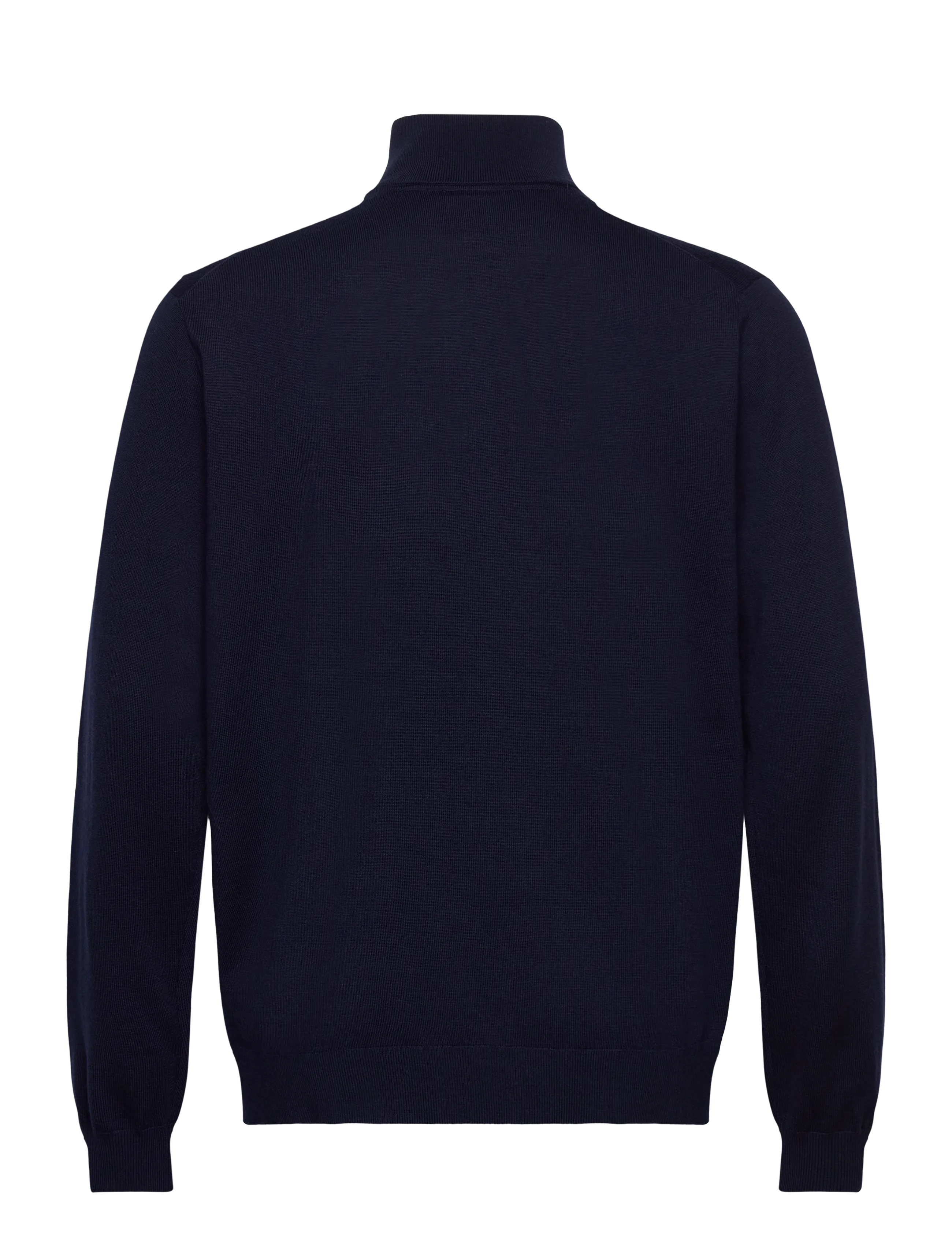 Lindbergh Black - 100% merino half zip knit - hálfrenndar peysur - navy - 1