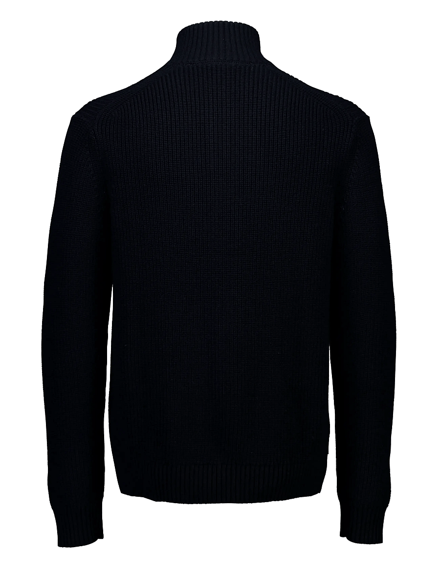 Lindbergh Black - 1927: Merino blend button through cardigan - strickjacken - black - 2
