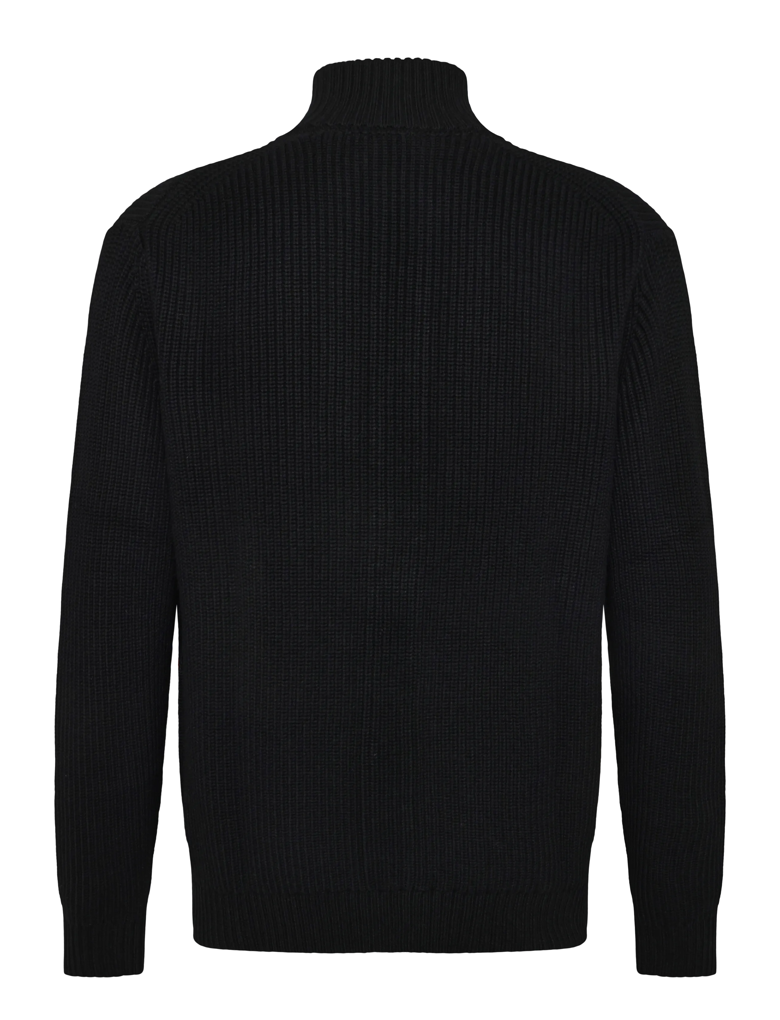 Lindbergh Black - 1927: Merino blend button through cardigan - cardigans - black - 1