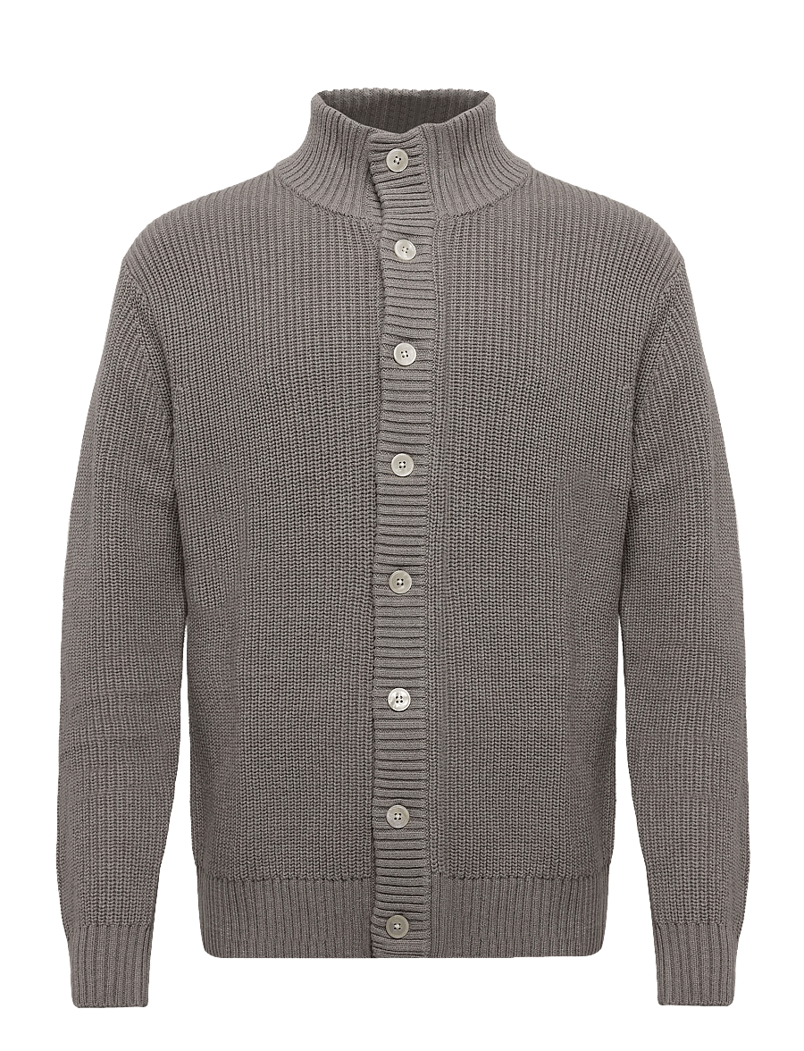 Lindbergh Black - 1927: Merino blend button through cardigan - hnepptar peysur - lt sand mel - 1