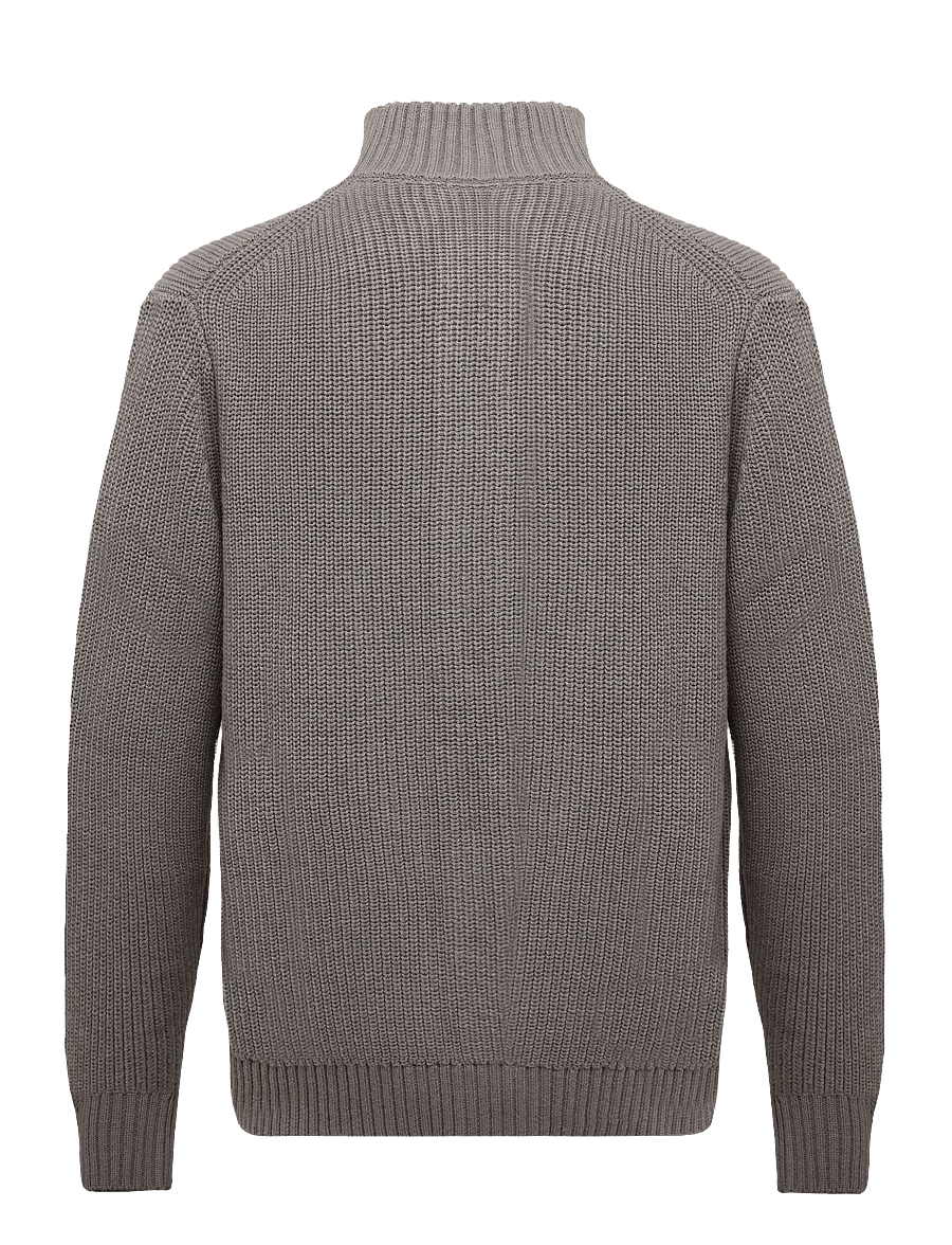 Lindbergh Black - 1927: Merino blend button through cardigan - hnepptar peysur - lt sand mel - 2