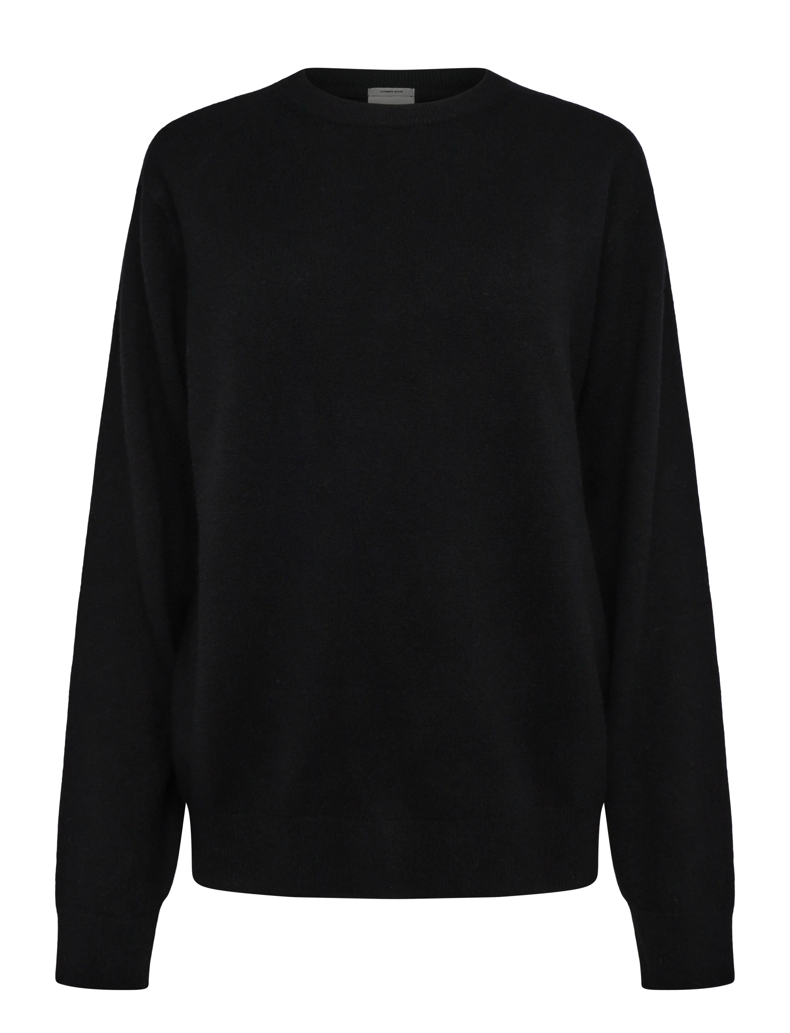Lindbergh Black 1927: Wool cashmere blend knit - Strik - BLACK / black