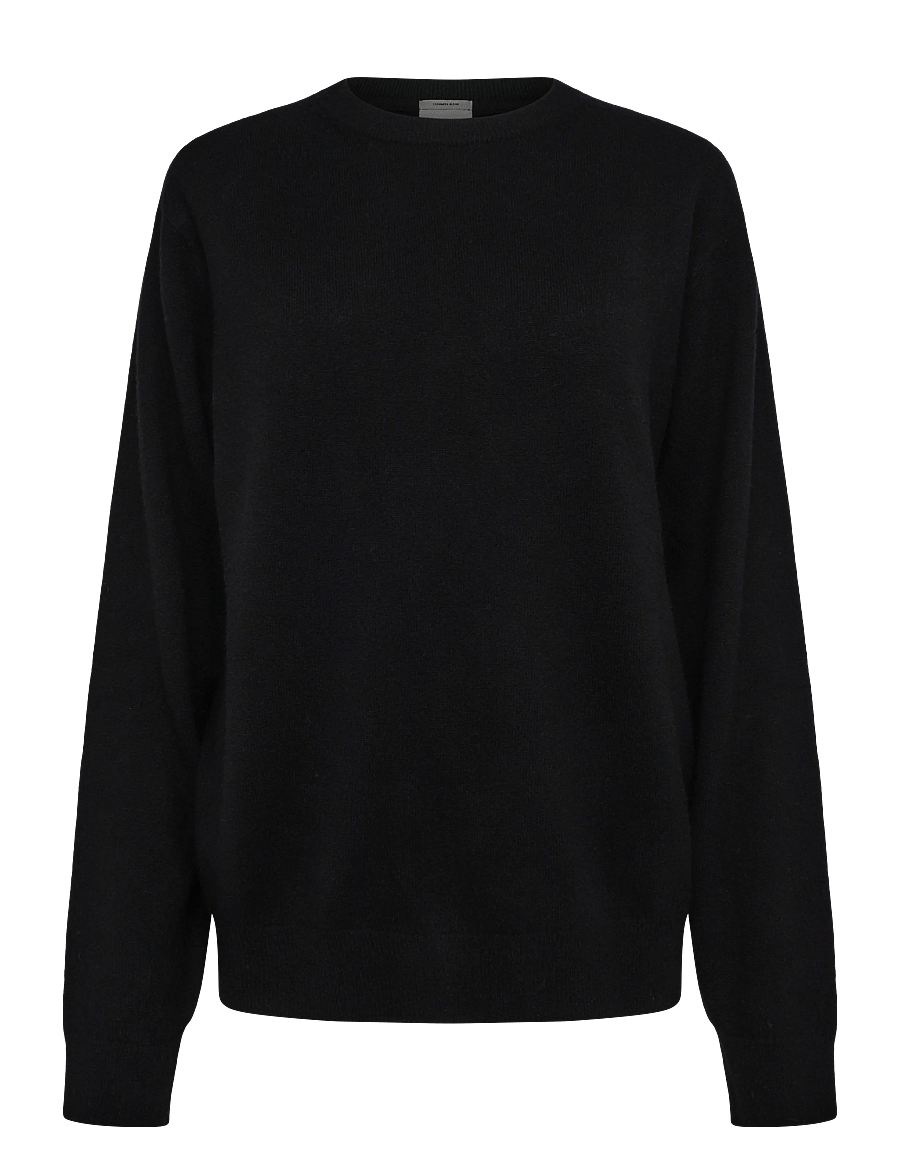 Lindbergh Black - 1927: Wool cashmere blend knit - rund hals - black - 1