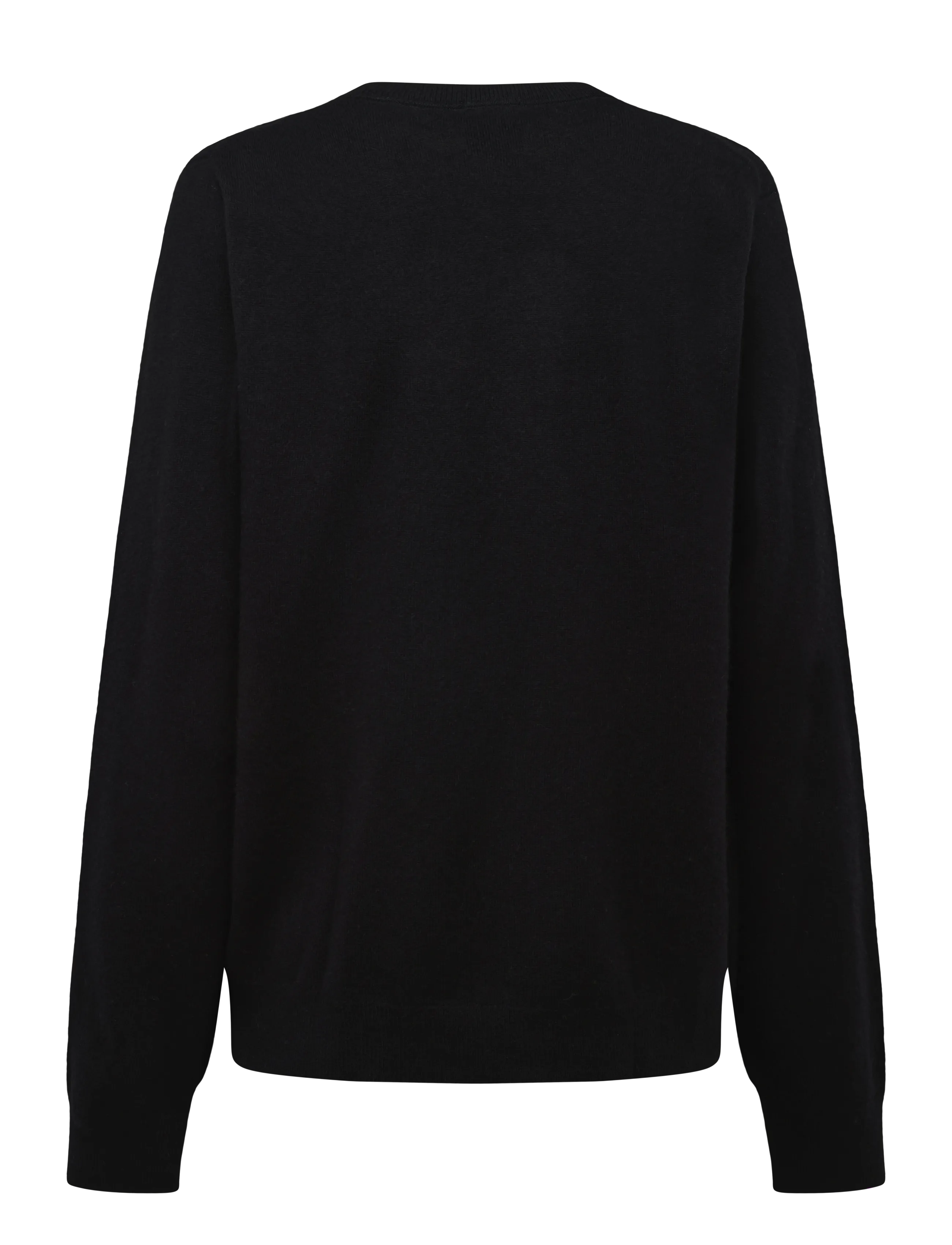 Lindbergh Black - 1927: Wool cashmere blend knit - rund hals - black - 2