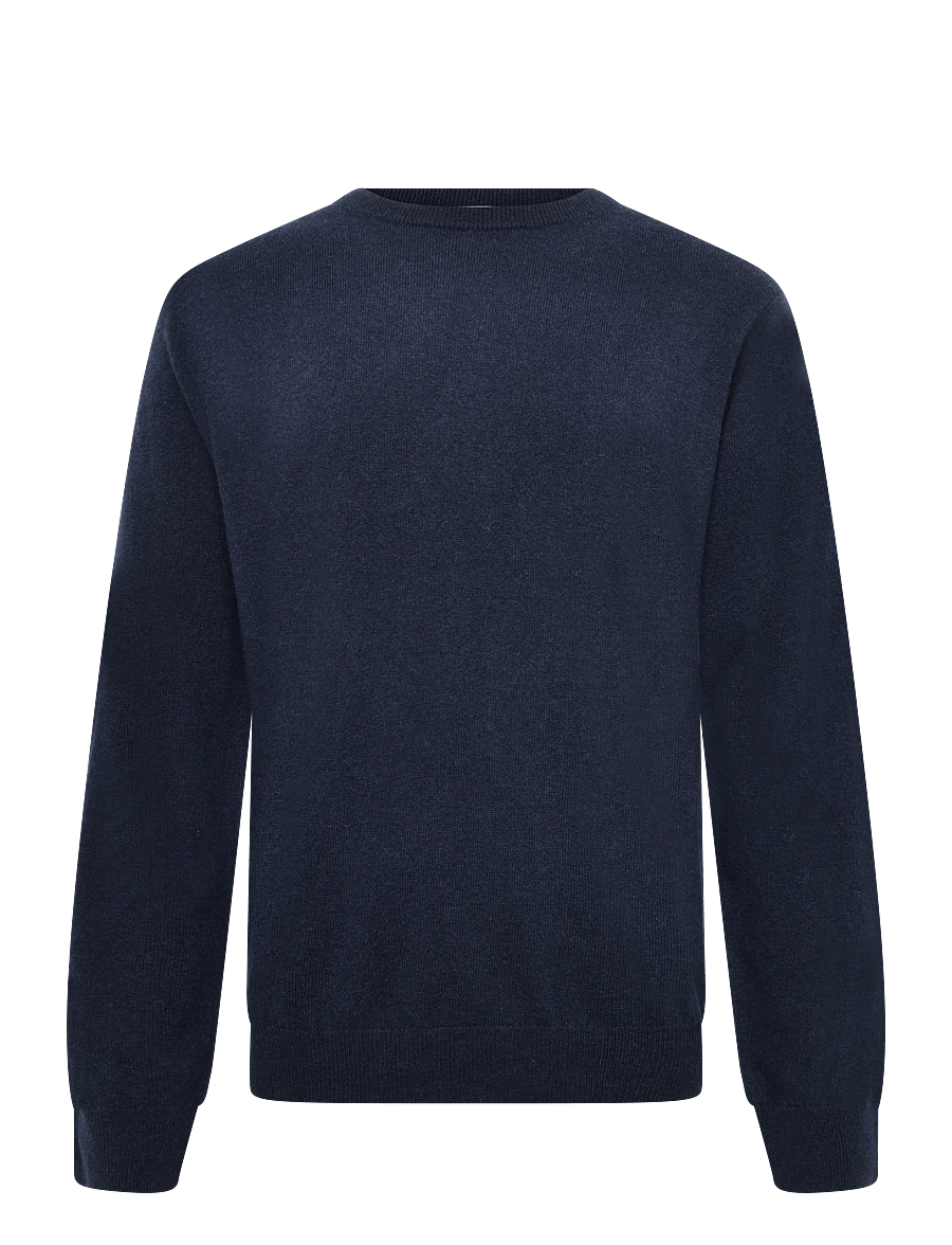 Lindbergh Black - 1927: Wool cashmere blend knit - rundhals - navy - 1