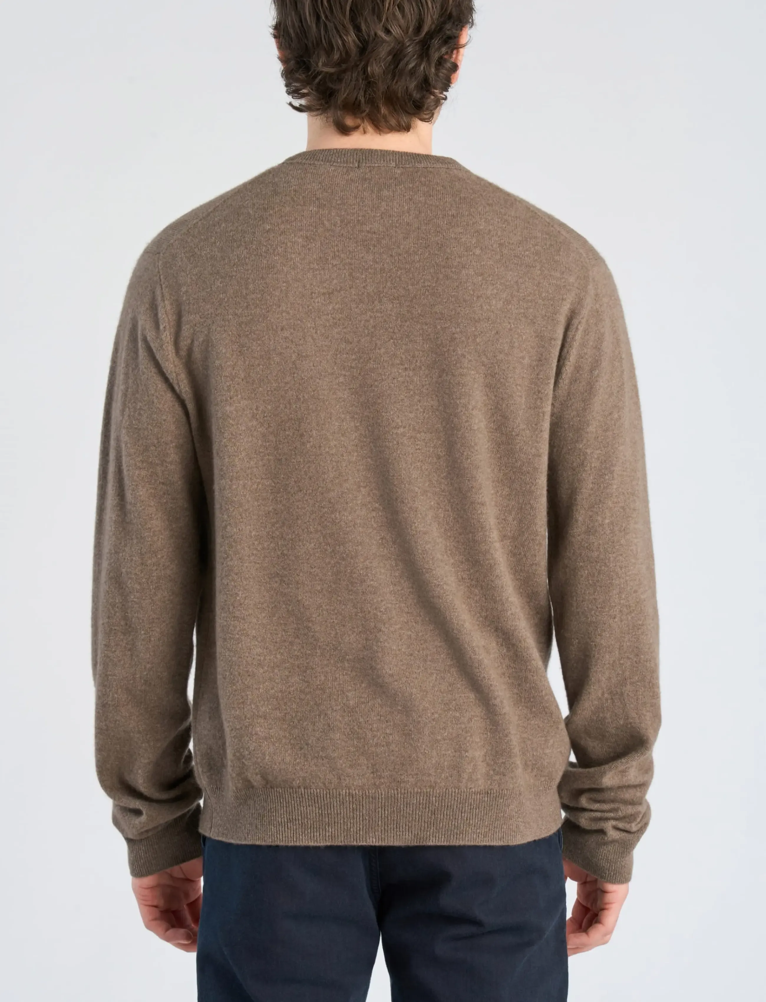 Lindbergh Black - 1927: Wool cashmere blend knit - rundhals - sand mel - 4