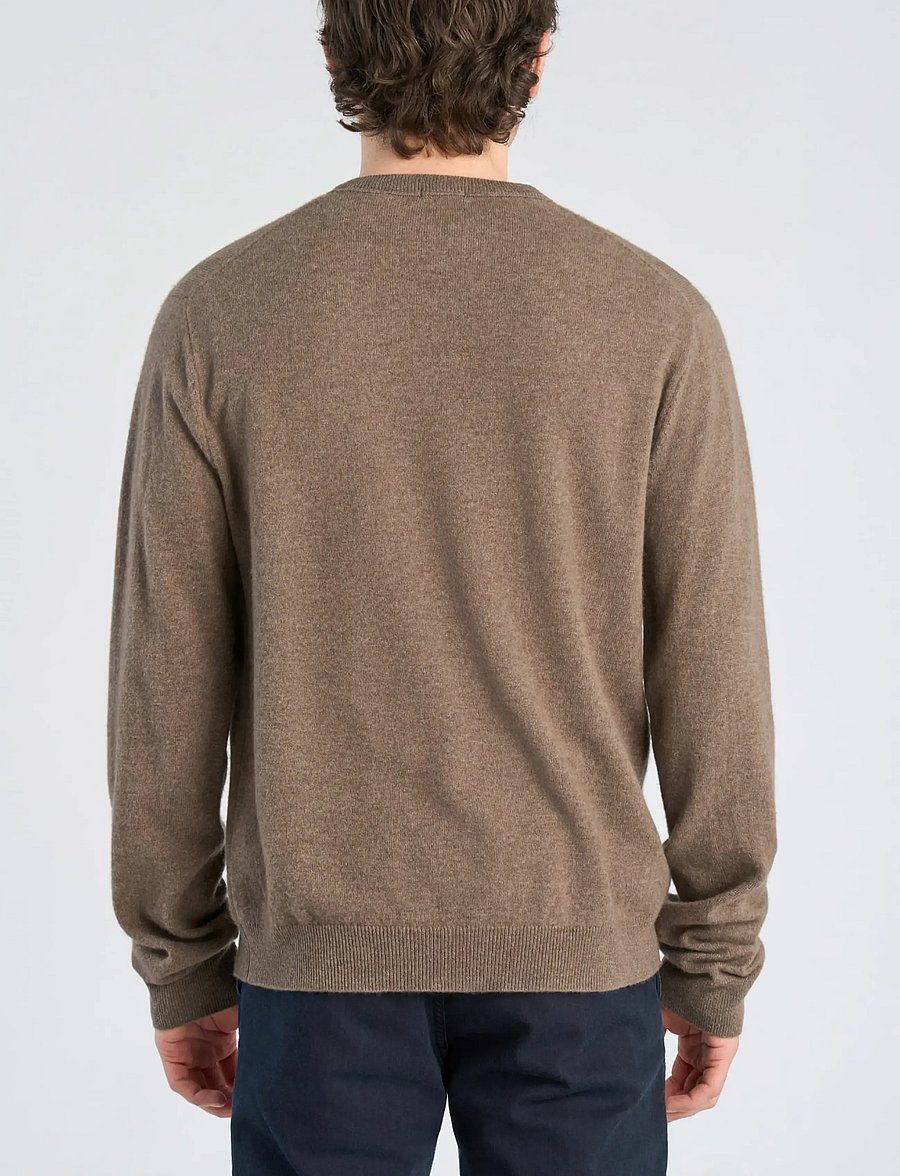 Lindbergh Black - 1927: Wool cashmere blend knit - rundhals - sand mel - 4
