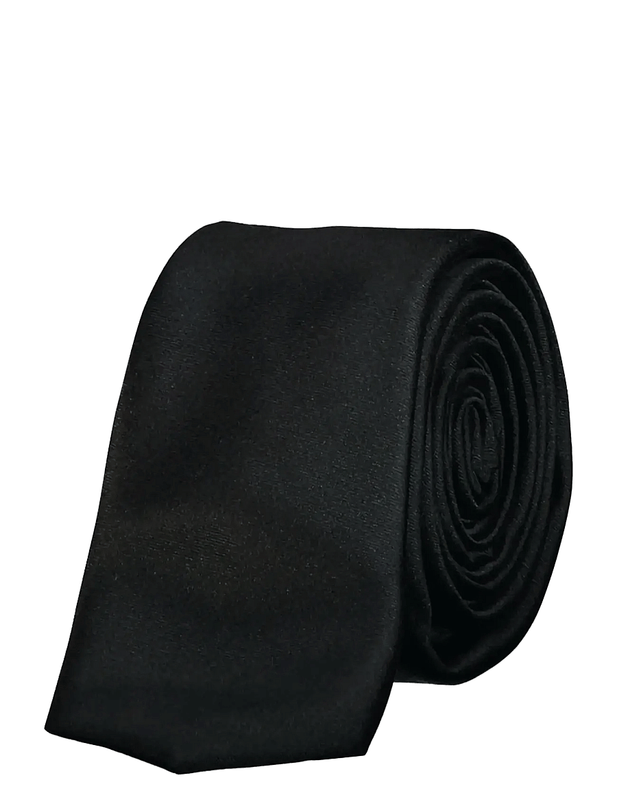 Lindbergh Black - Polyester tie 5 cm - slipsar - black - 0