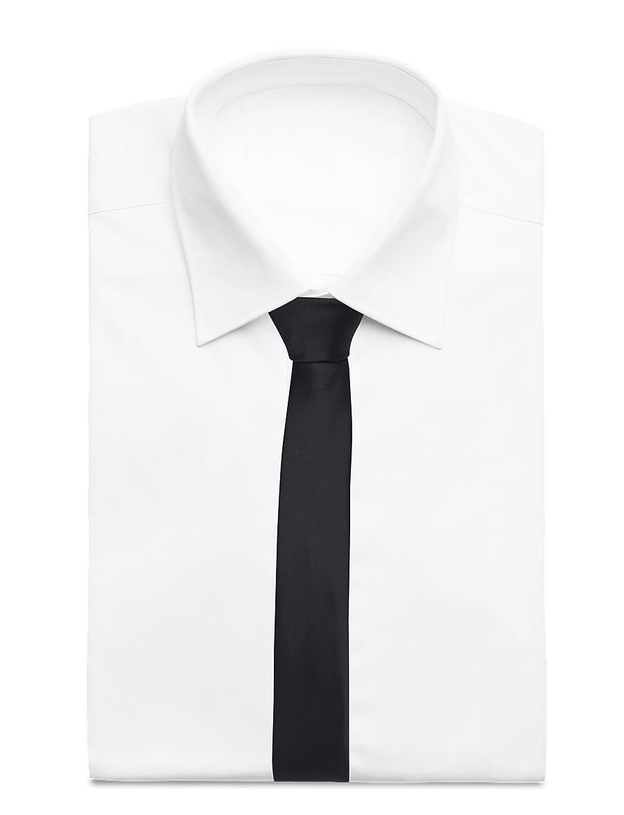 Lindbergh Black - Polyester tie 5 cm - slips - black - 1