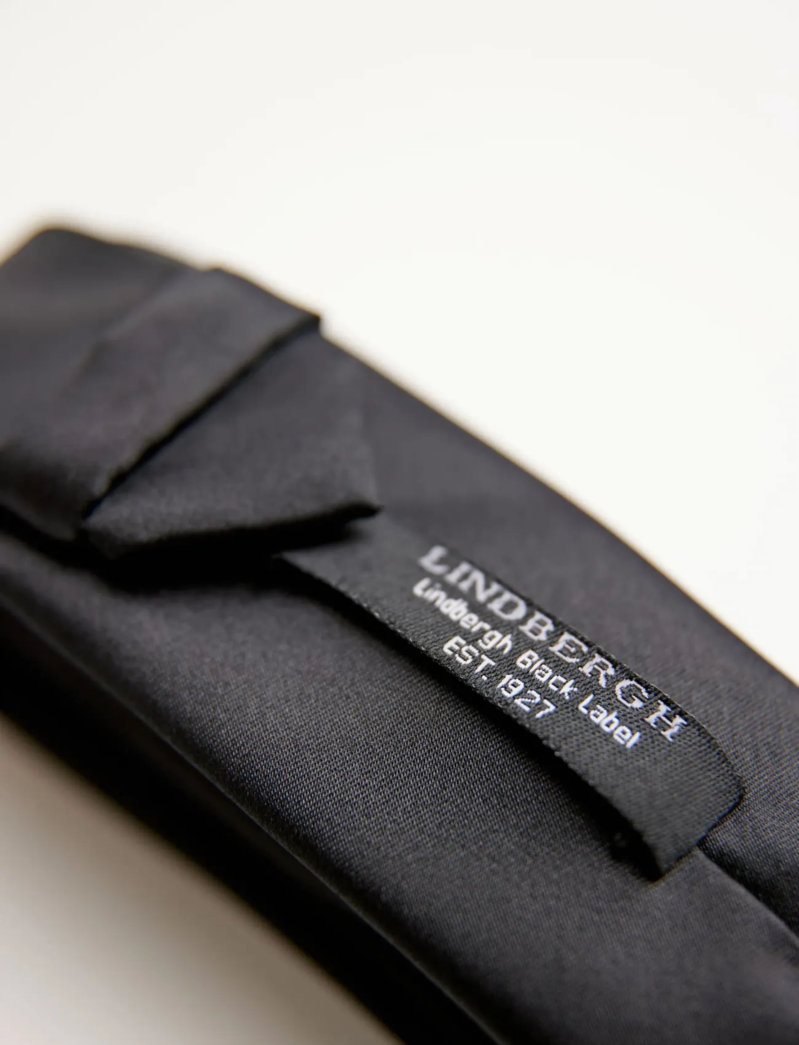 Lindbergh Black - Polyester tie 5 cm - slipsar - black - 1