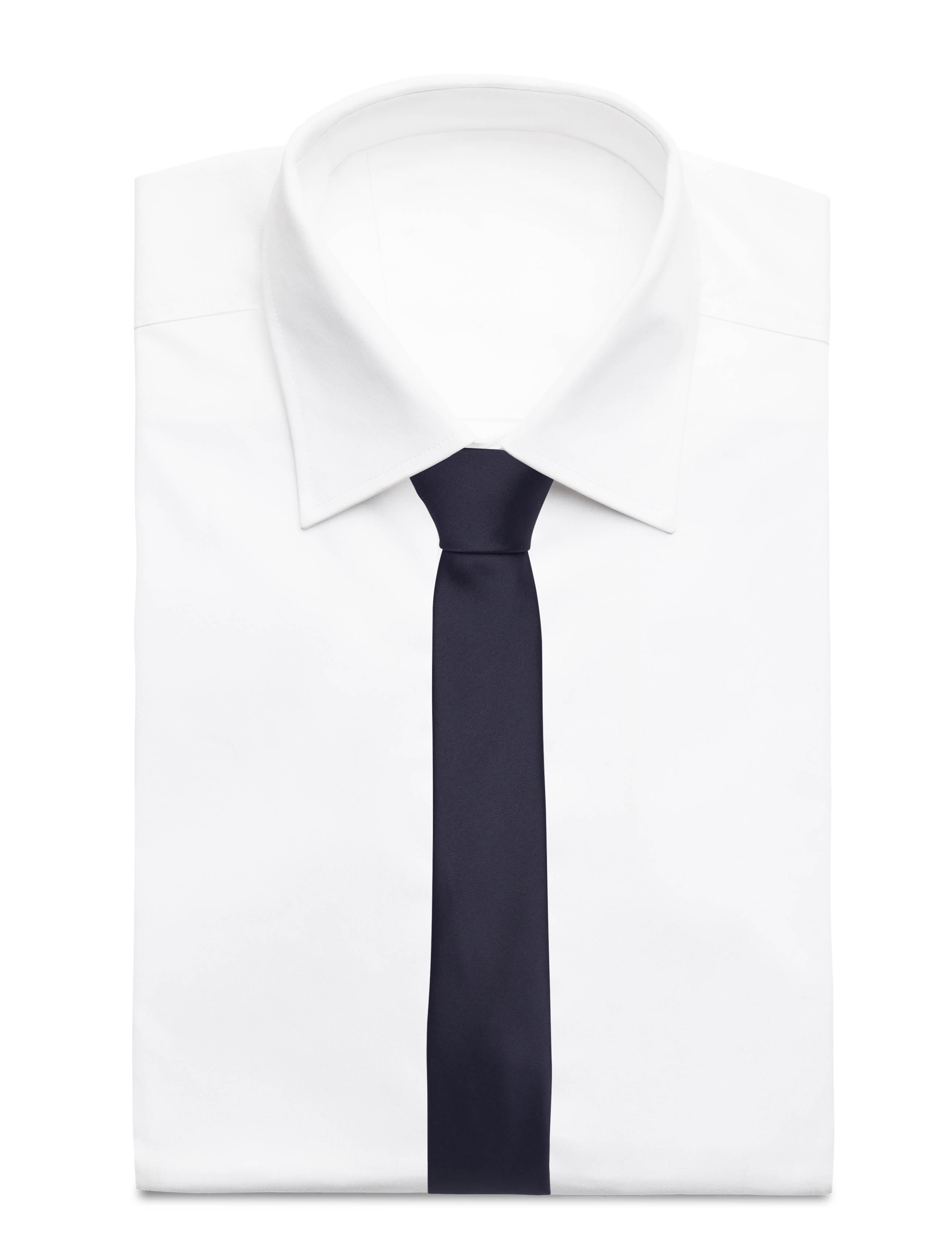 Lindbergh Black - Polyester tie 5 cm - laveste priser - navy - 1