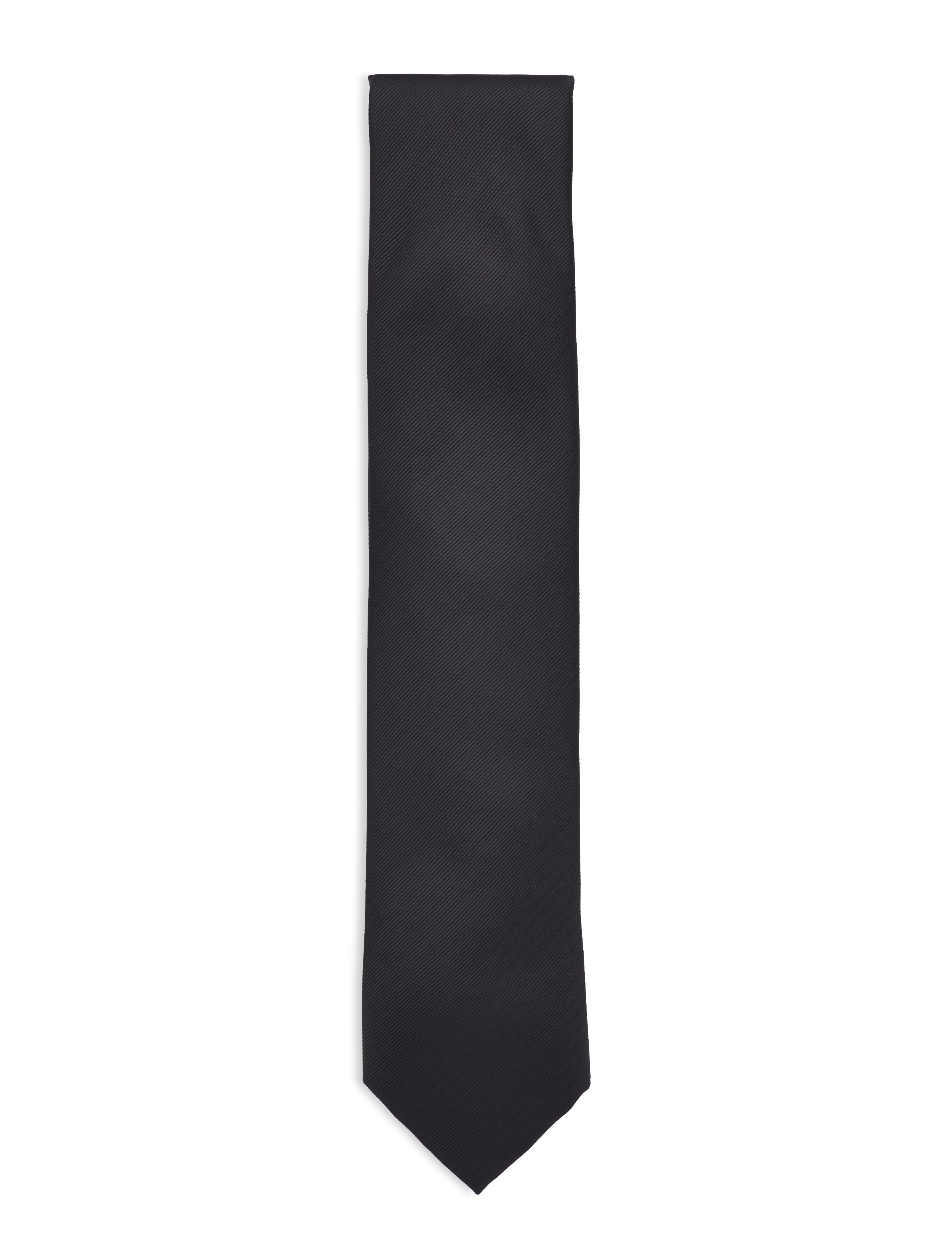 LINDBERGH Schwarz Polyester Tie 7 Cm Schwarz - One Size - Herren