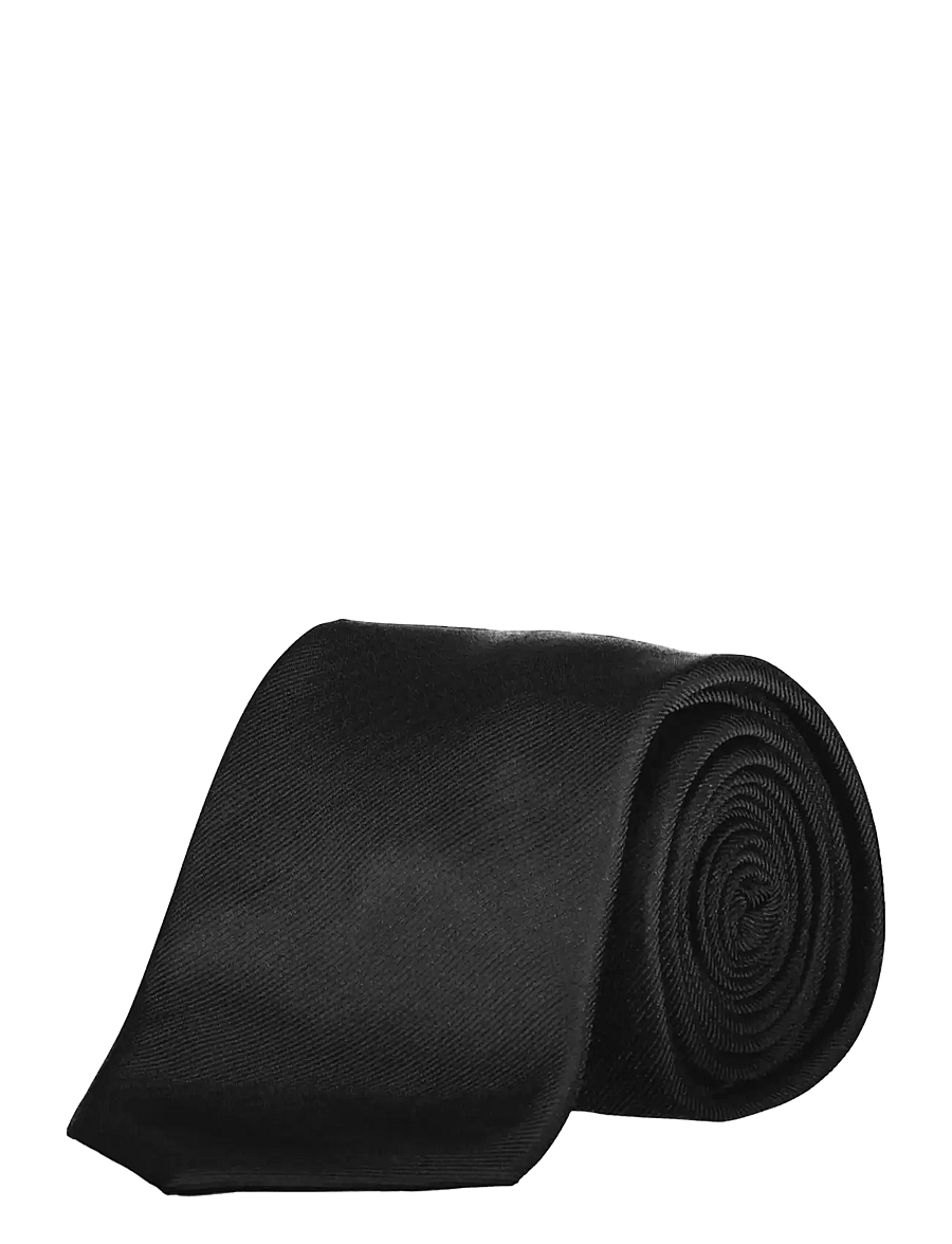 Lindbergh Black - Polyester tie 7 cm - slipsar - black - 0