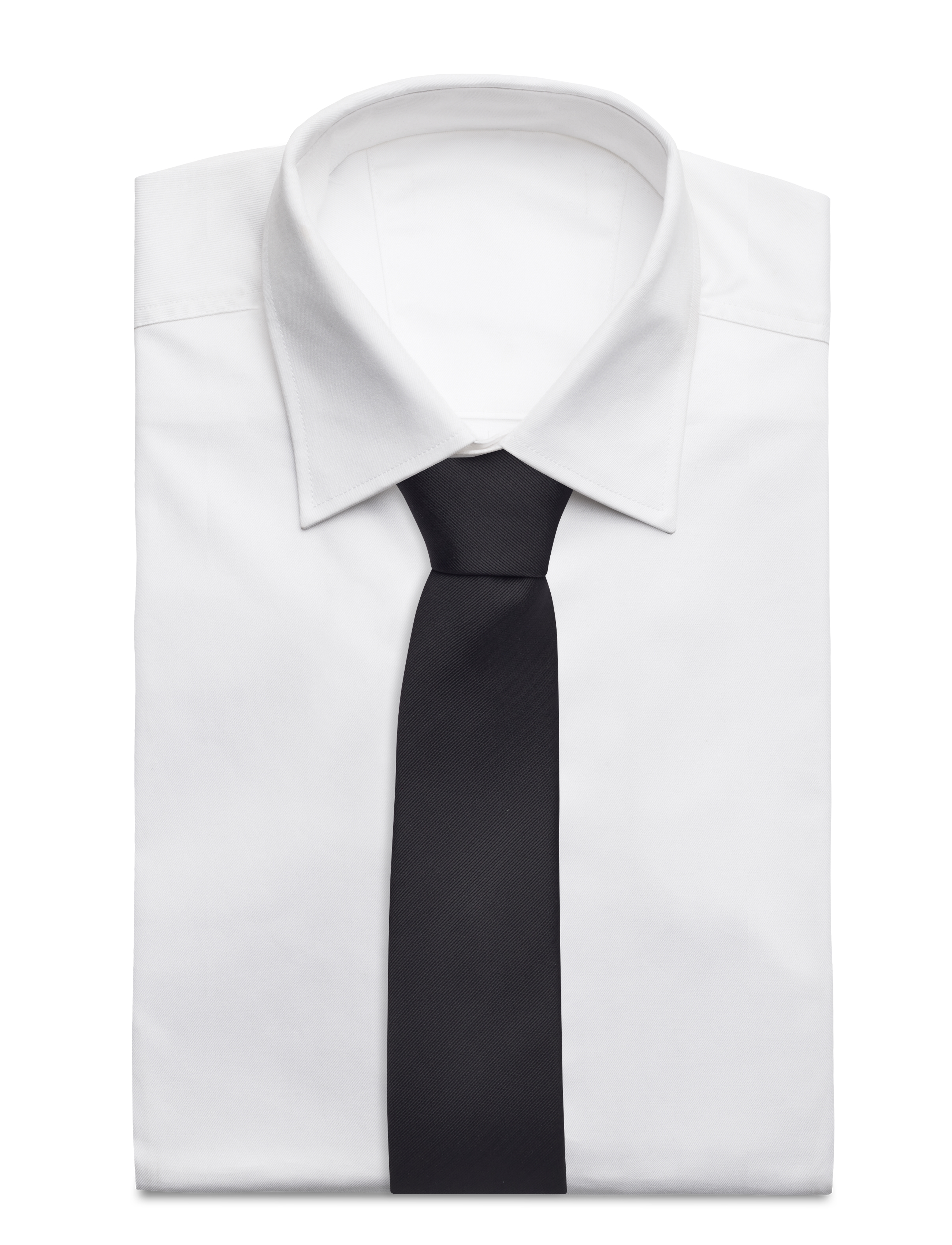 Lindbergh Black - Polyester tie 7 cm - laveste priser - black - 1