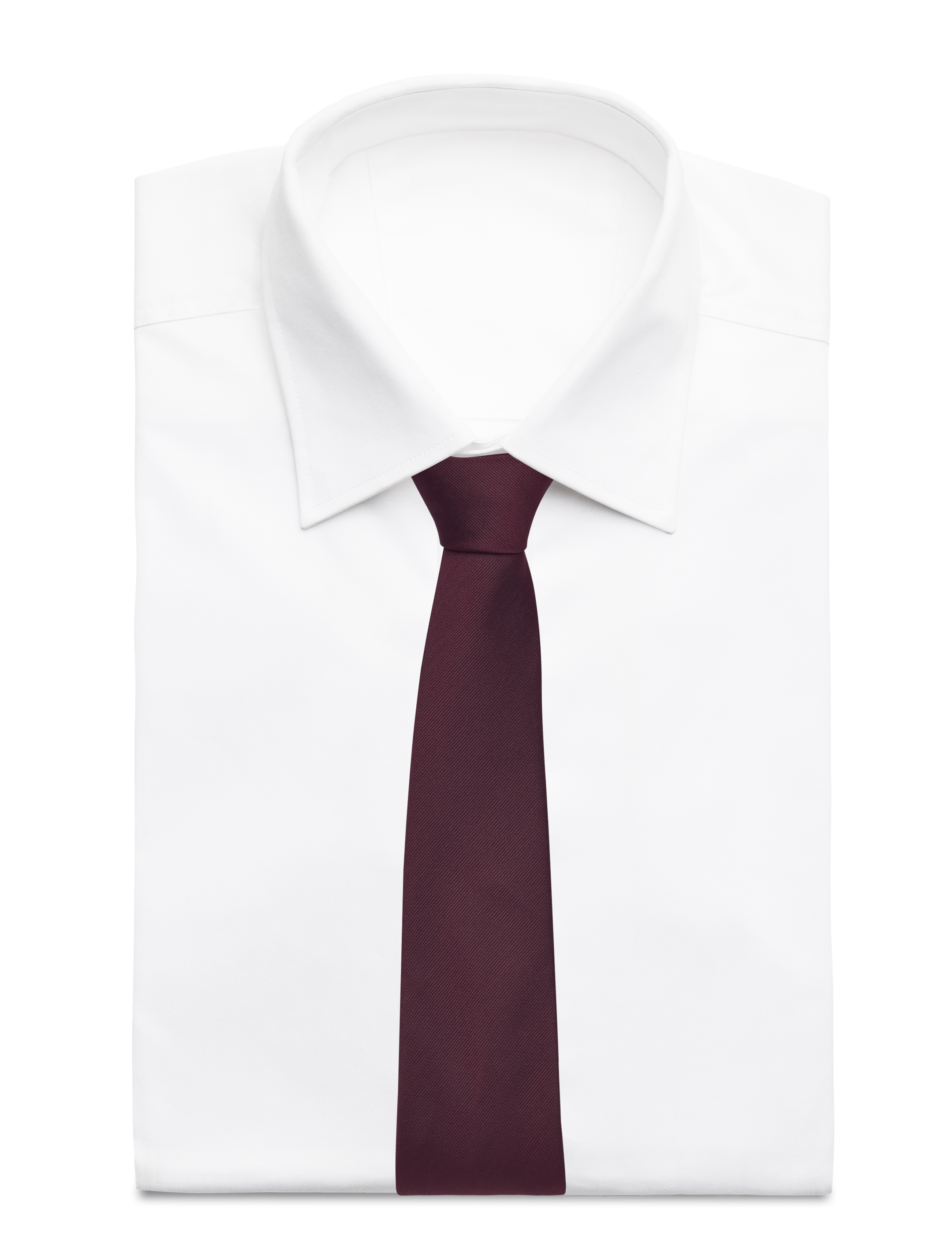 Lindbergh Black - Polyester tie 7 cm - laveste priser - bordeaux - 1