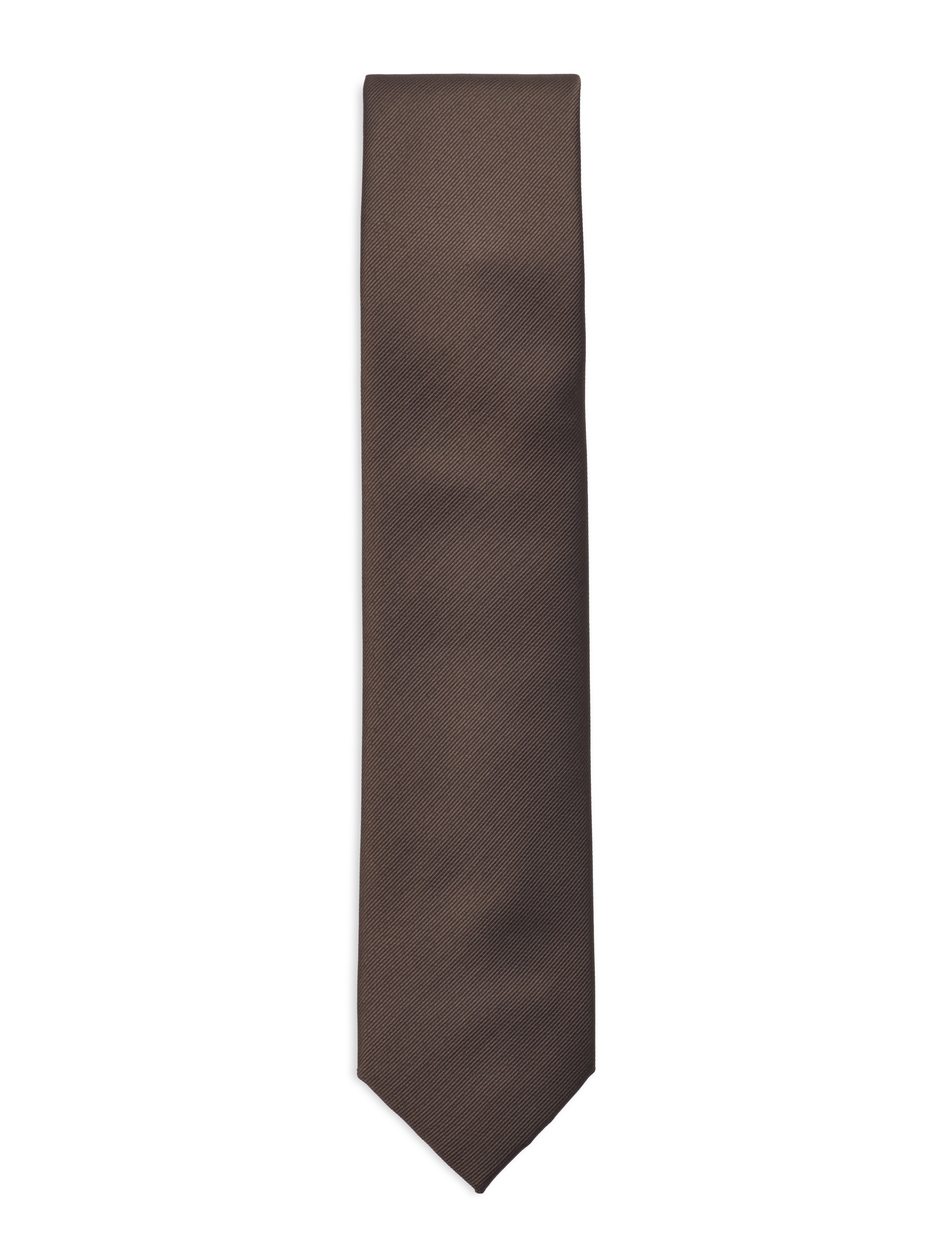 Lindbergh Black - Polyester tie 7 cm - lipsud - camel - 0