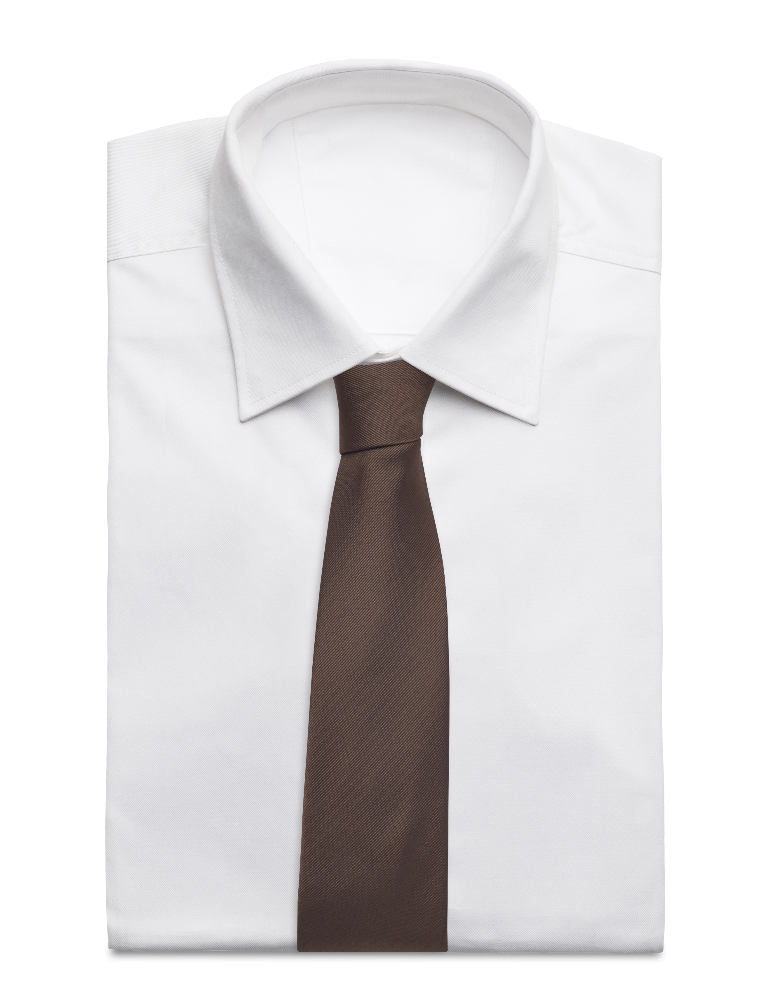 Lindbergh Black - Polyester tie 7 cm - lipsud - camel - 1