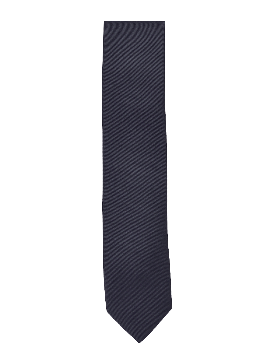 Lindbergh Black - Polyester tie 7 cm - kravatit - navy - 0