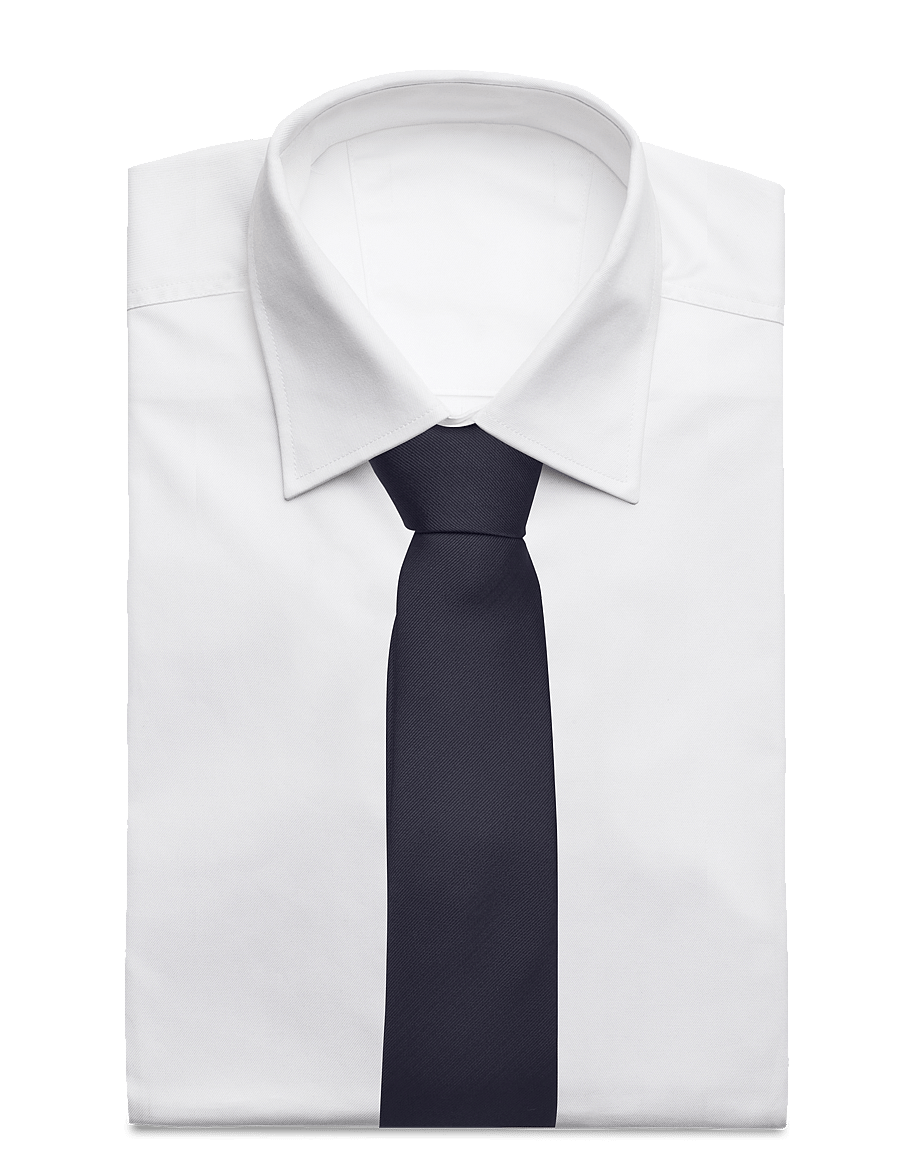 Lindbergh Black - Polyester tie 7 cm - kravatit - navy - 1