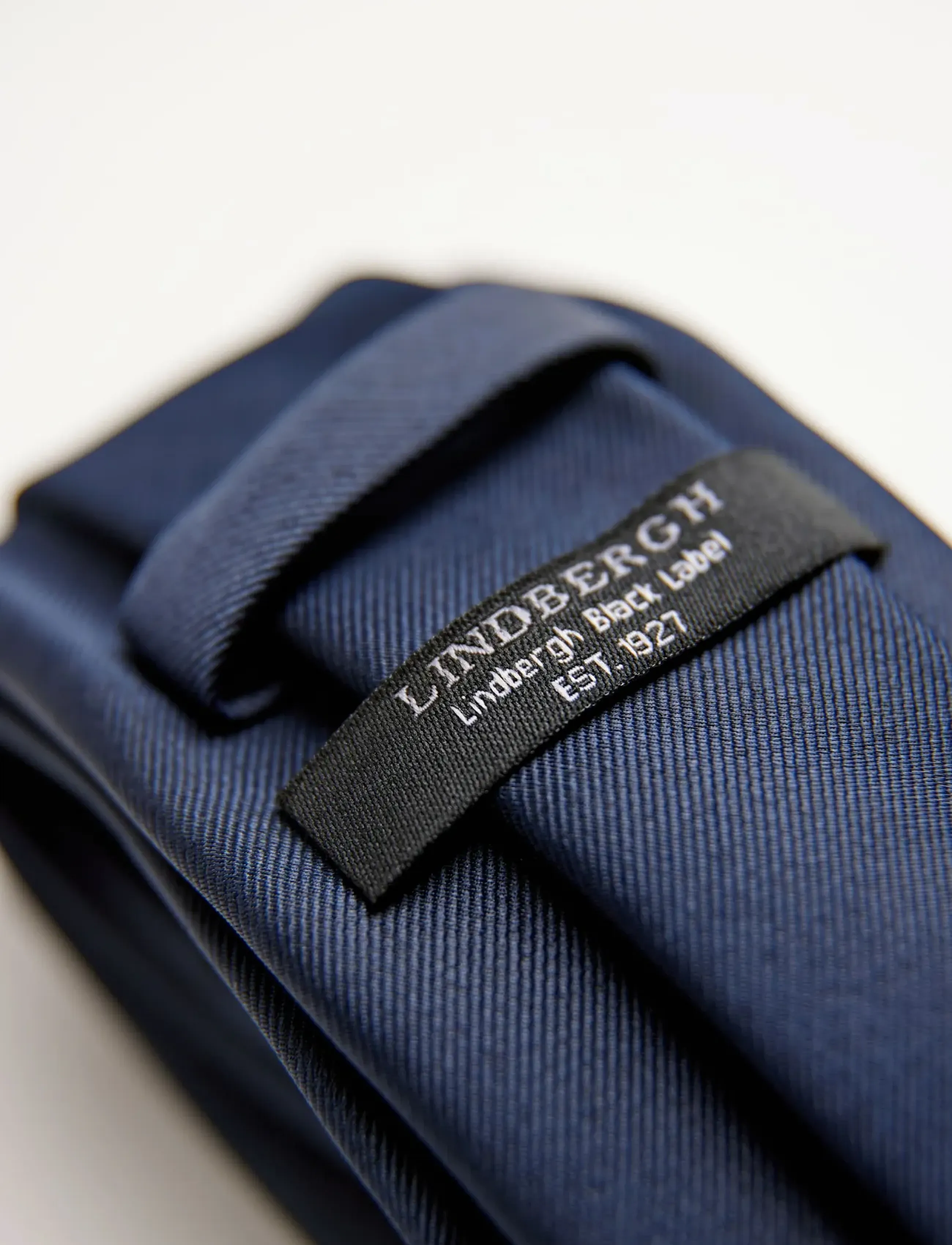 Lindbergh Black - Polyester tie 7 cm - slipsar - navy - 1