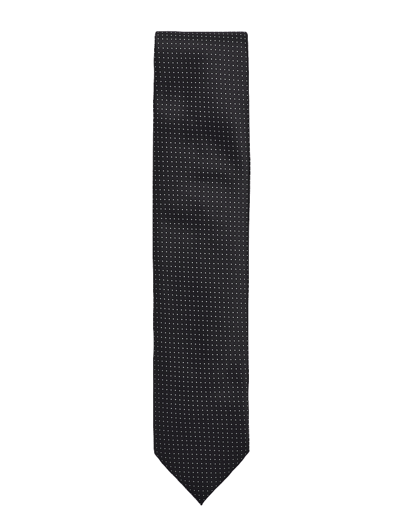 Lindbergh Black - Polyester tie with dots 7 cm - slips - black - 0