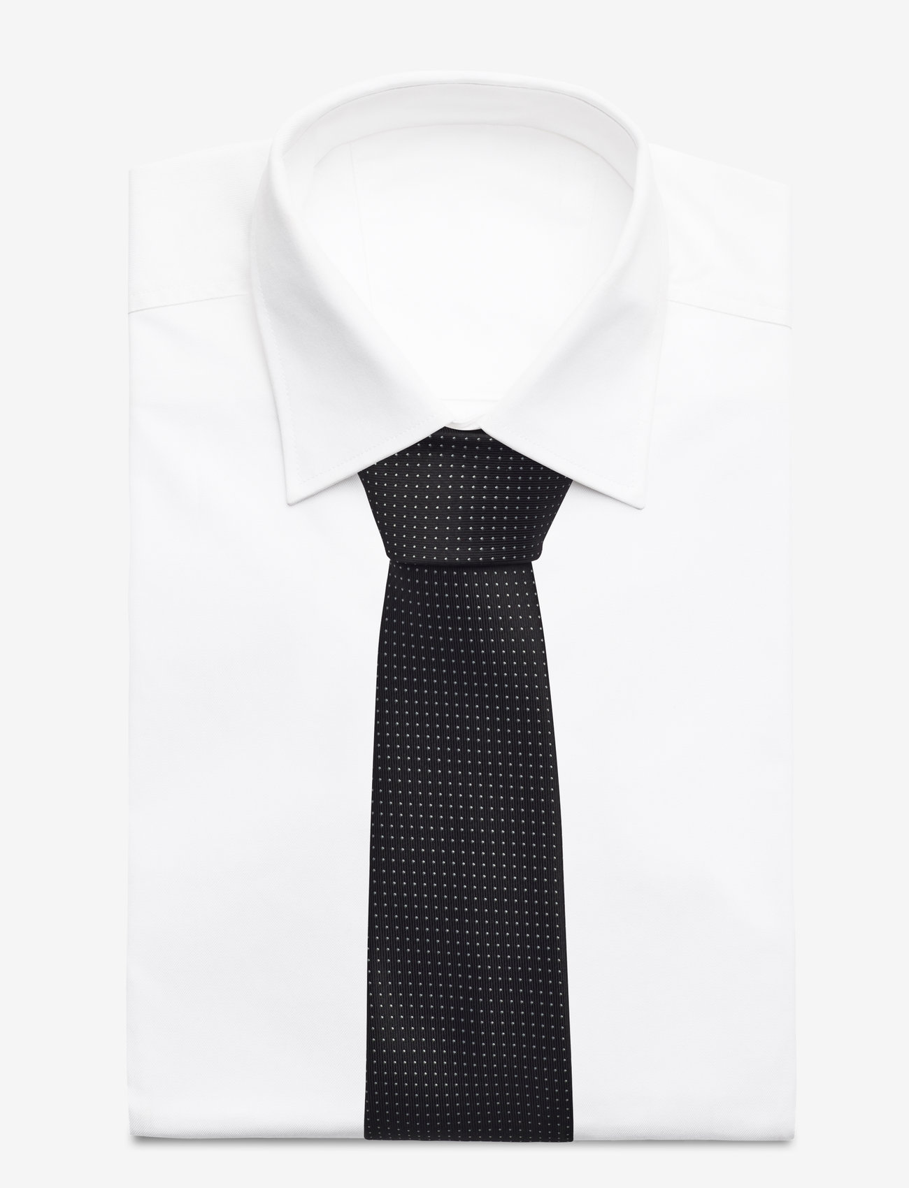 Lindbergh Black - Polyester tie with dots 7 cmPolyester tie with dots 7 cm - laveste priser - black - 1