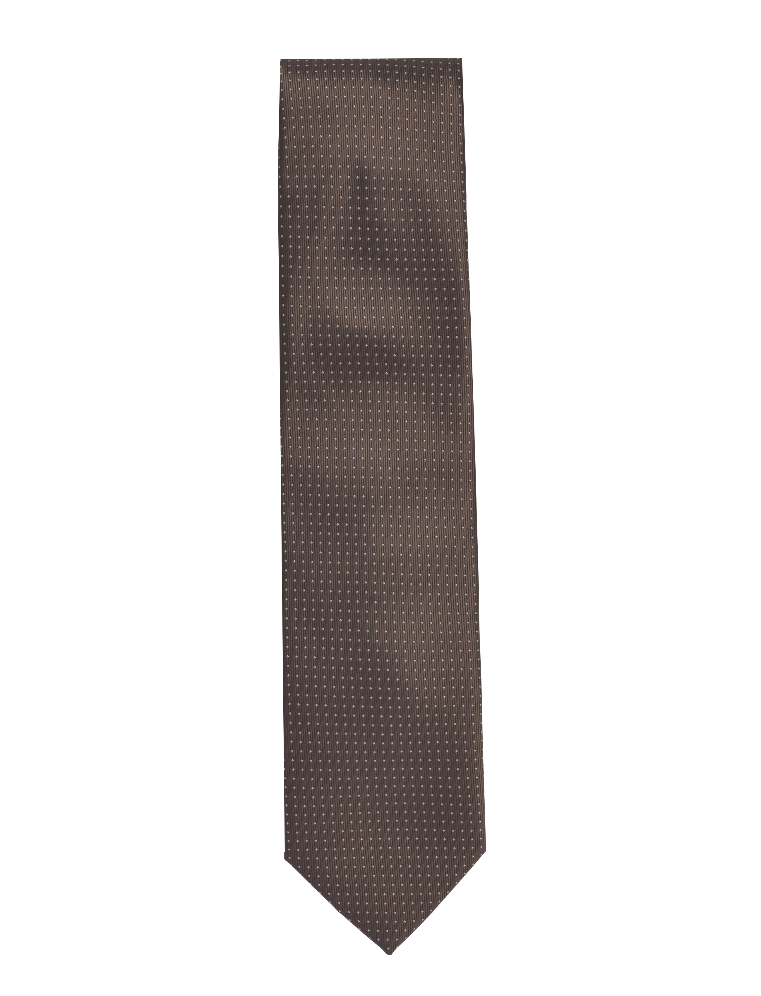 Lindbergh Black Polyester Tie With Dots 7 Cmpolyester Cm, One Size, Accessories, Khakigrün - Ties, Männerswear