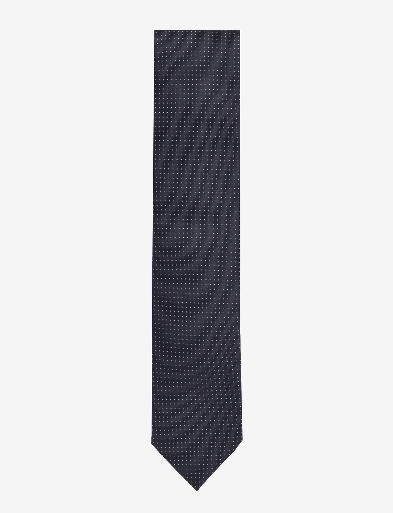 Lindbergh Black - Polyester tie with dots 7 cm - slipsar - navy - 0