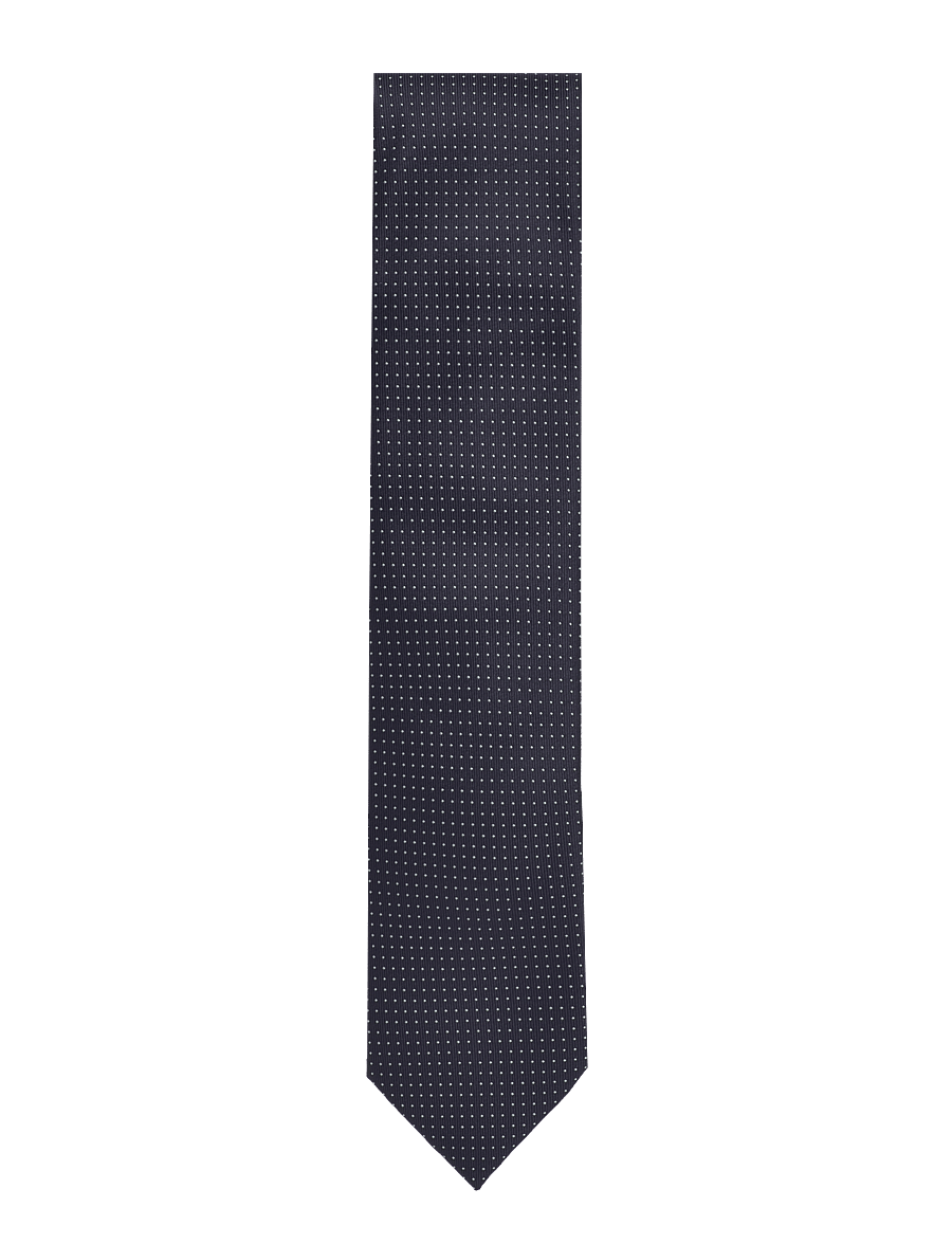 Lindbergh Black - Polyester tie with dots 7 cmPolyester tie with dots 7 cm - krawatten - navy - 0