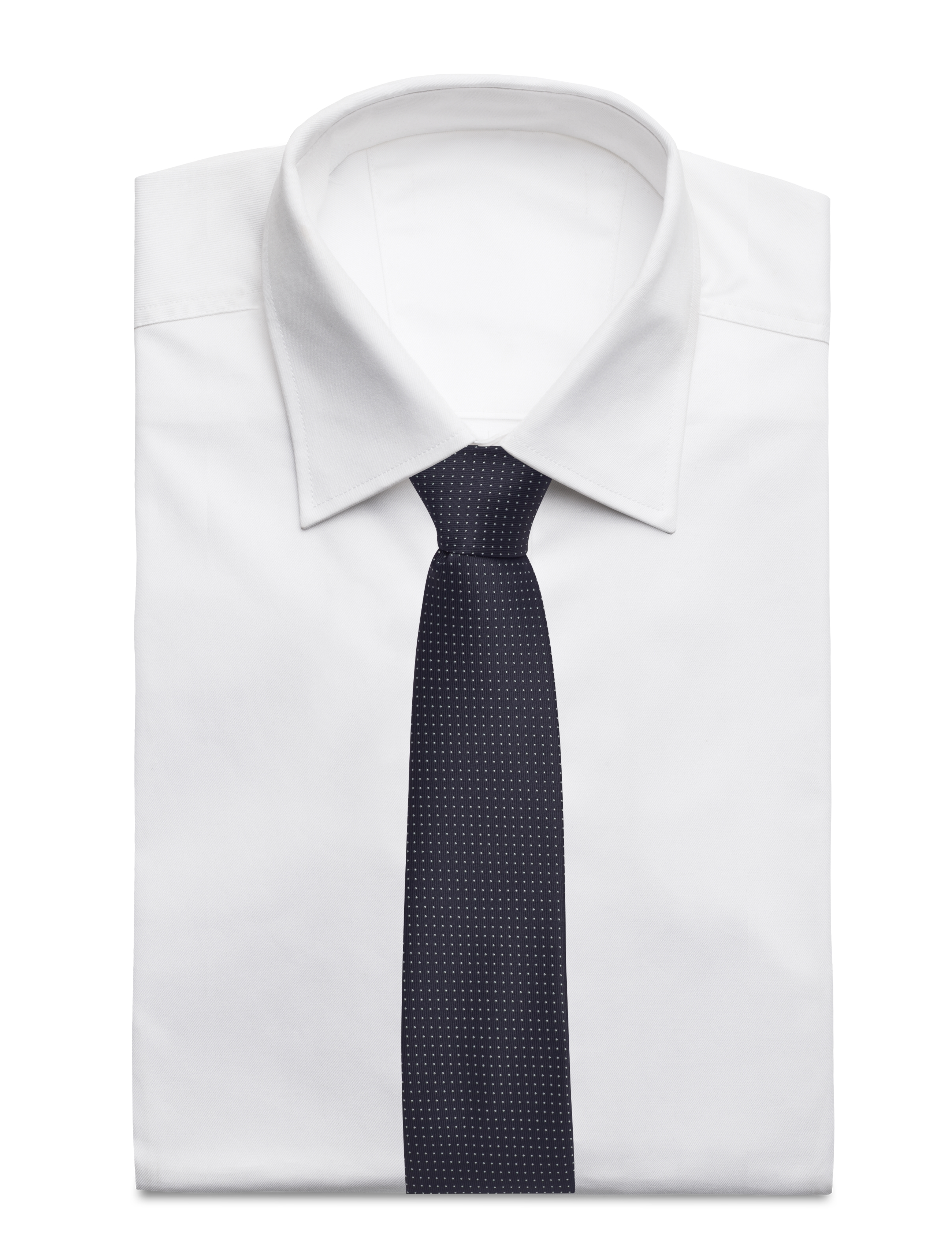 Lindbergh Black - Polyester tie with dots 7 cmPolyester tie with dots 7 cm - ties - navy - 1