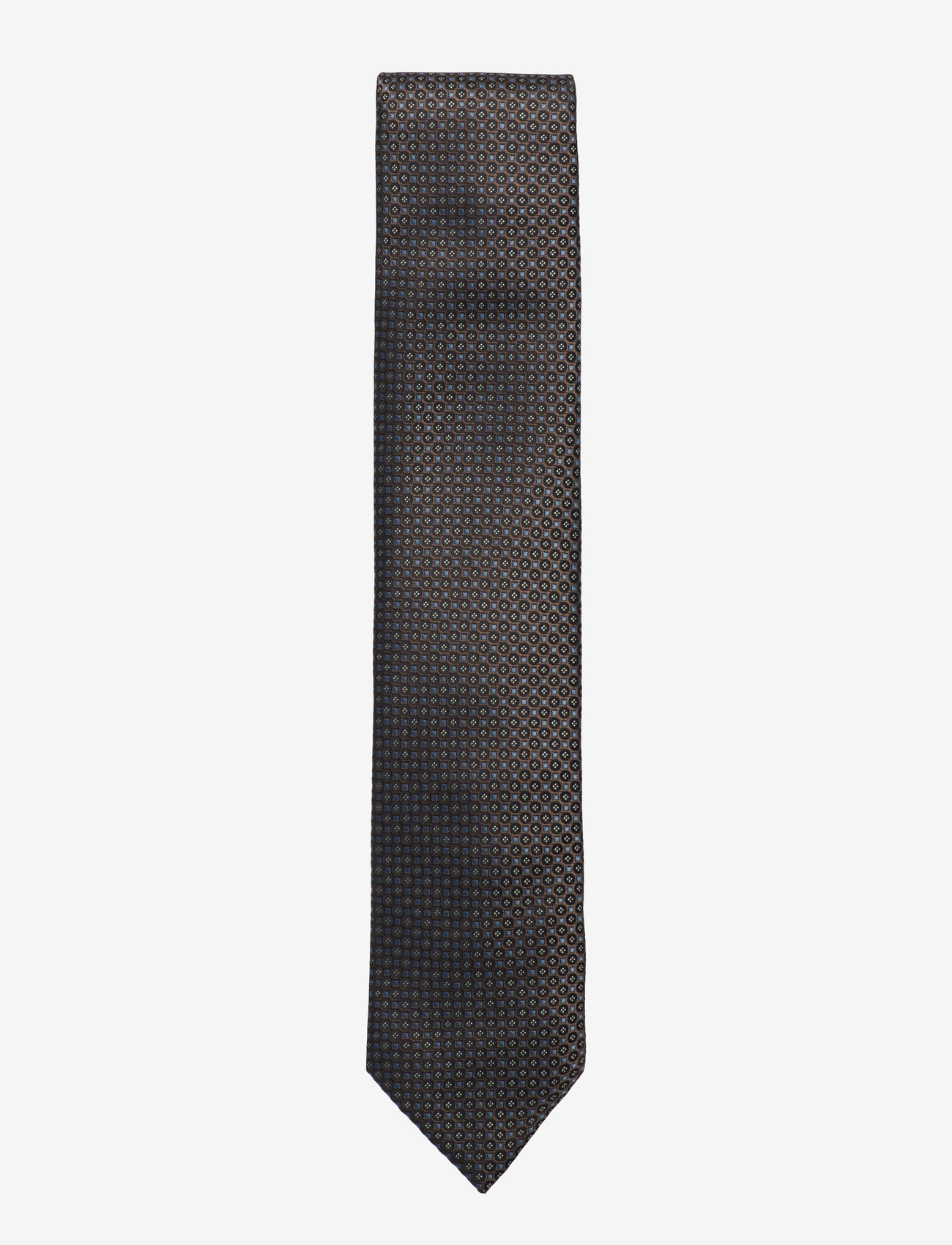 Lindbergh Black - Polyester tie w?. pattern 7 cm - laveste priser - mocca - 0