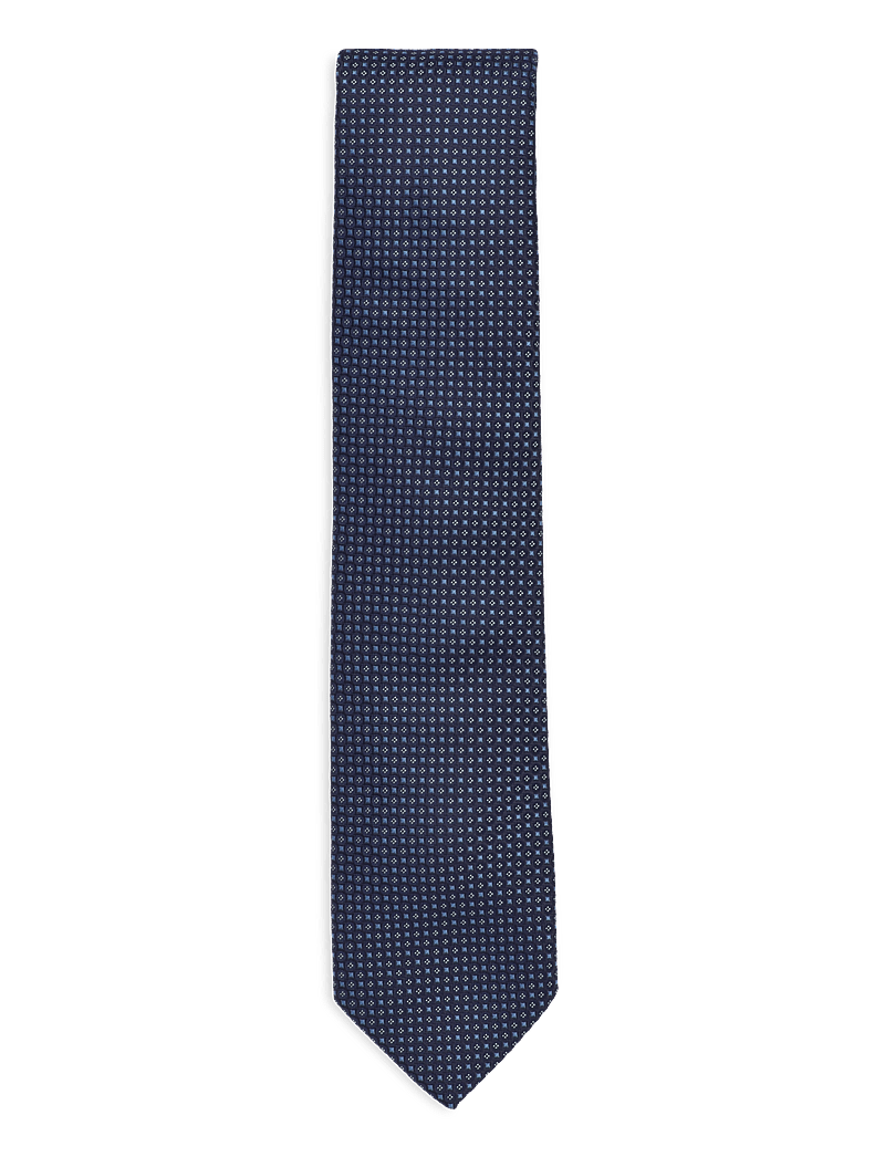 Lindbergh Black - Polyester tie w?. pattern 7 cm - krawatten - navy - 0