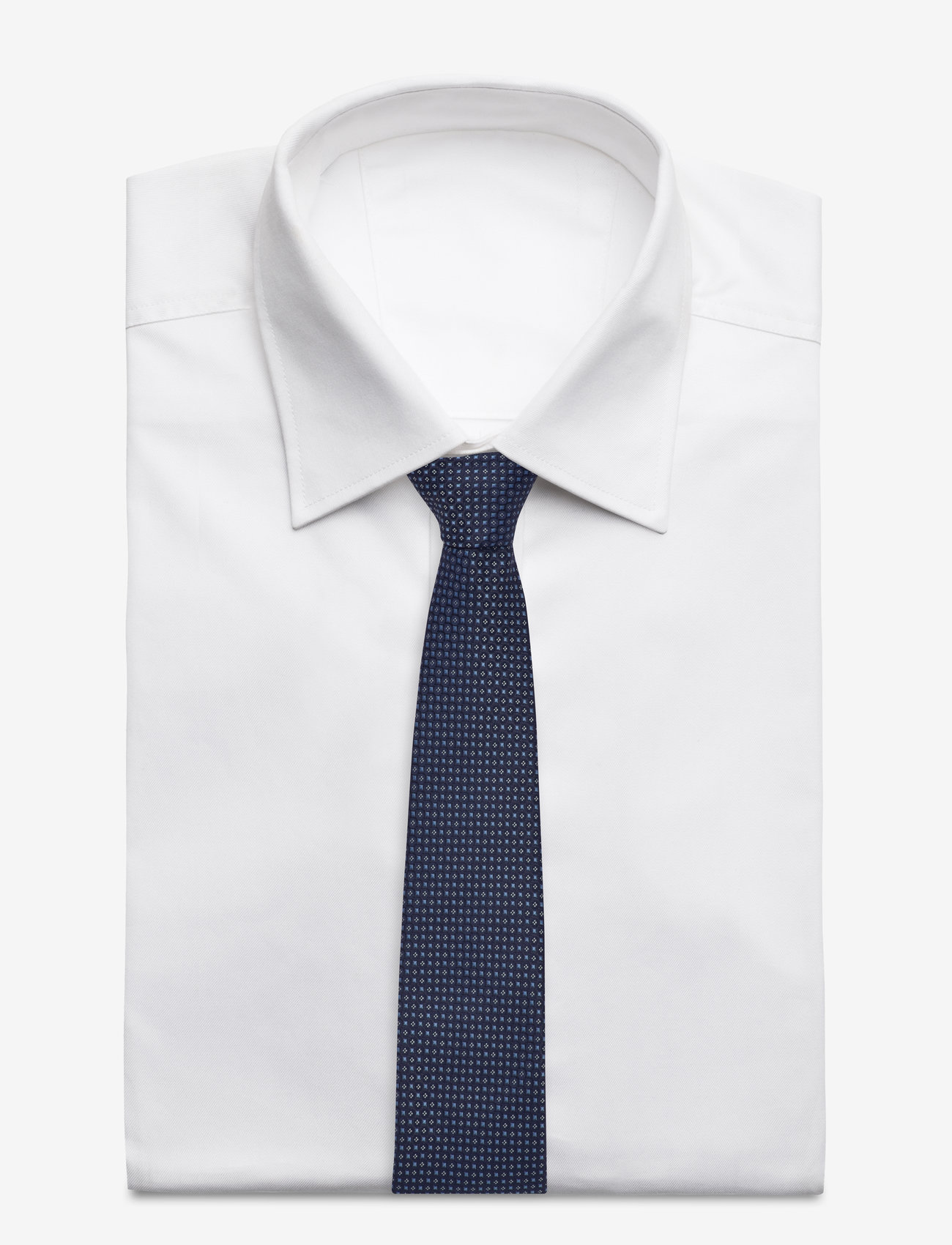 Lindbergh Black - Polyester tie w?. pattern 7 cm - die niedrigsten preise - navy - 1