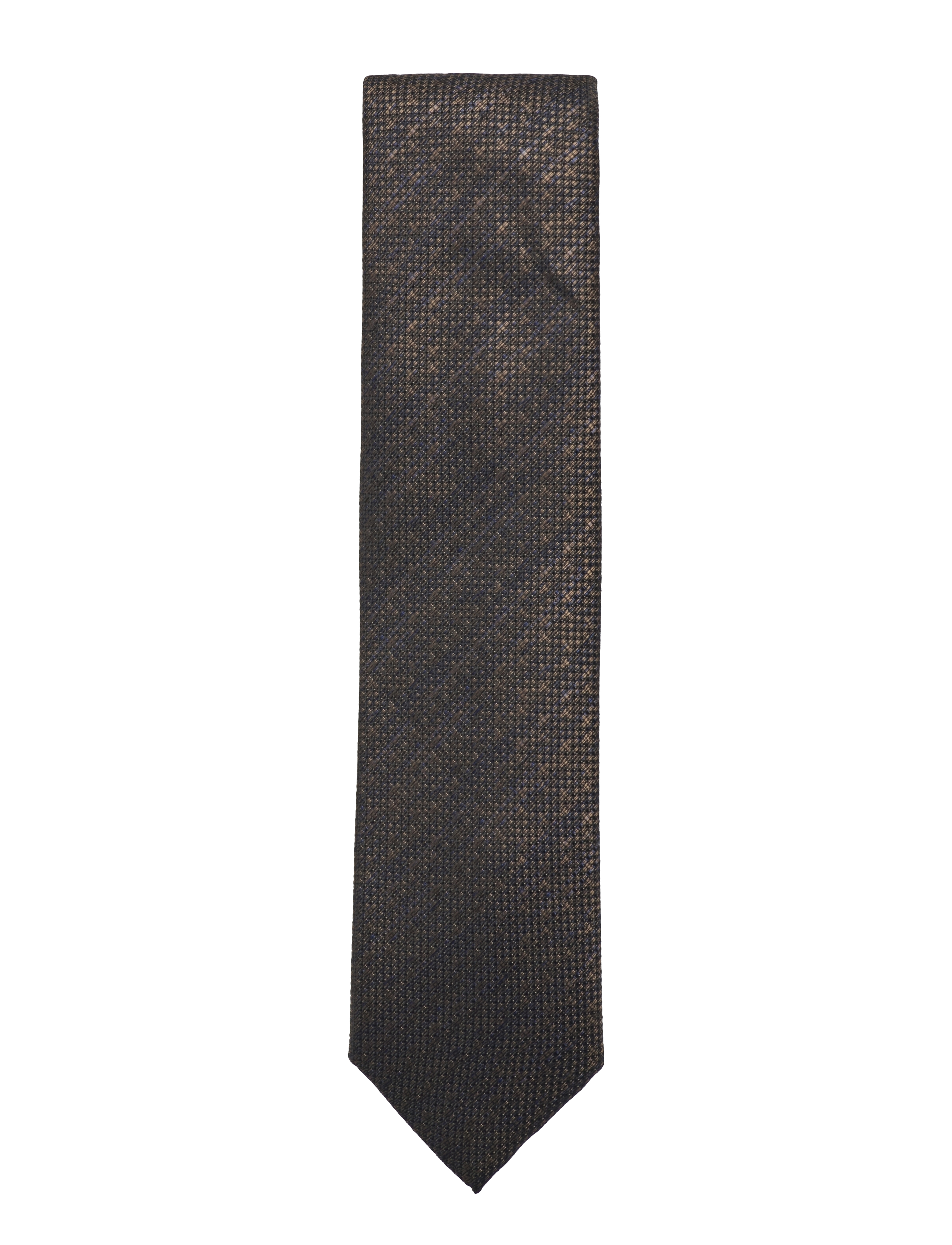 LINDBERGH Schwarz Structured Linen Blend Tie 7 Cmstructured Linen Blend Tie 7 Cm Grau - One Size - Herren