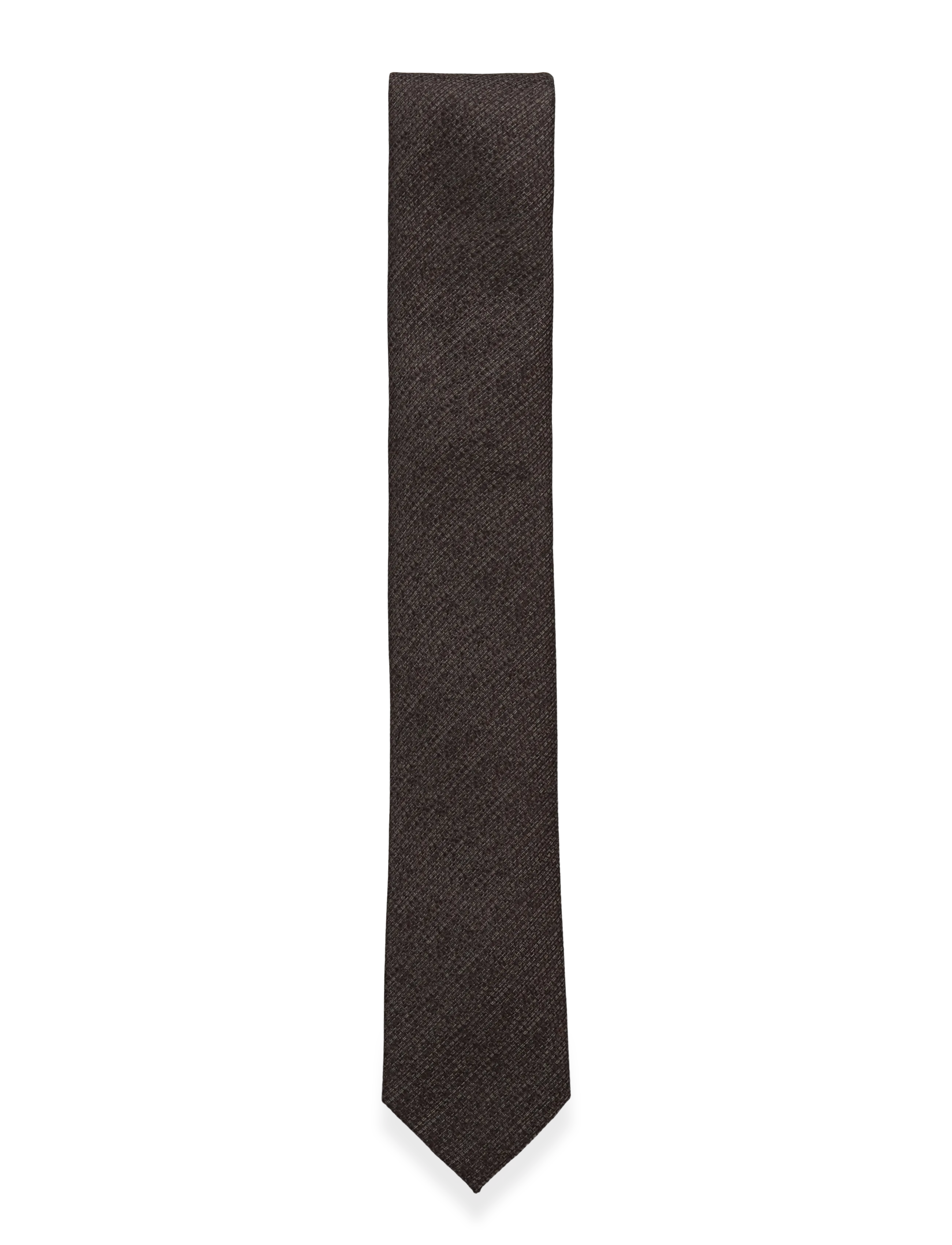 Lindbergh Black Structured tie 7 cm - Krawatten & Accessoires - BROWN / brown