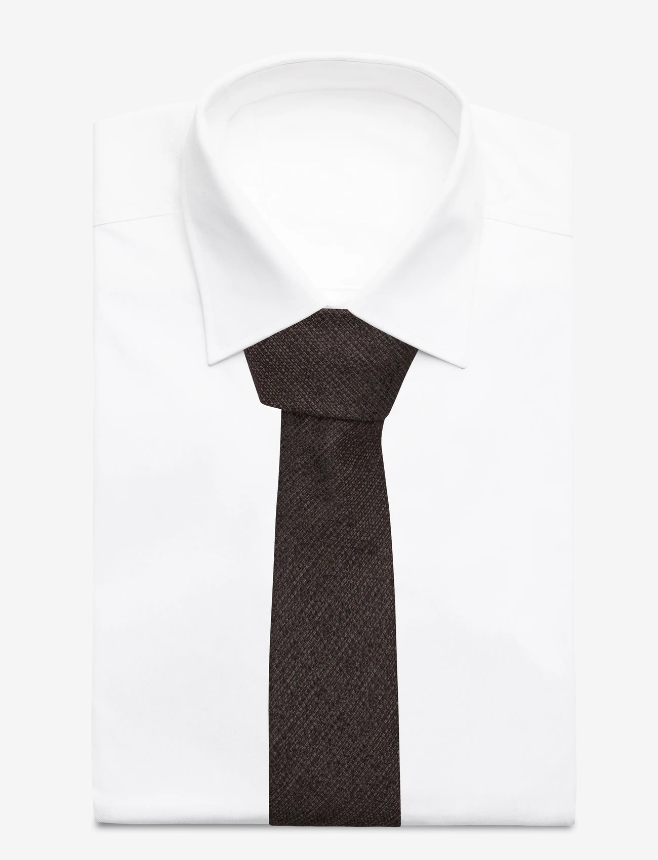Lindbergh Black - Structured tie 7 cm - die niedrigsten preise - brown - 1