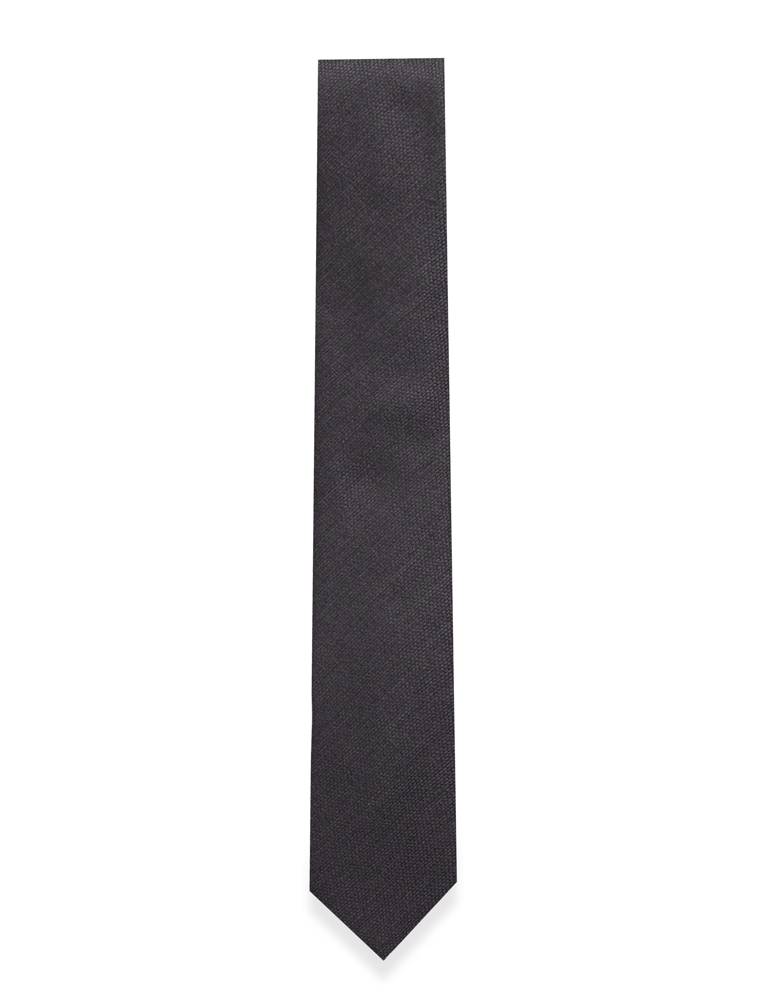 Lindbergh Black Structured Tie 7 Cm, One Size, Accessories, Grau - Ties, Männerswear