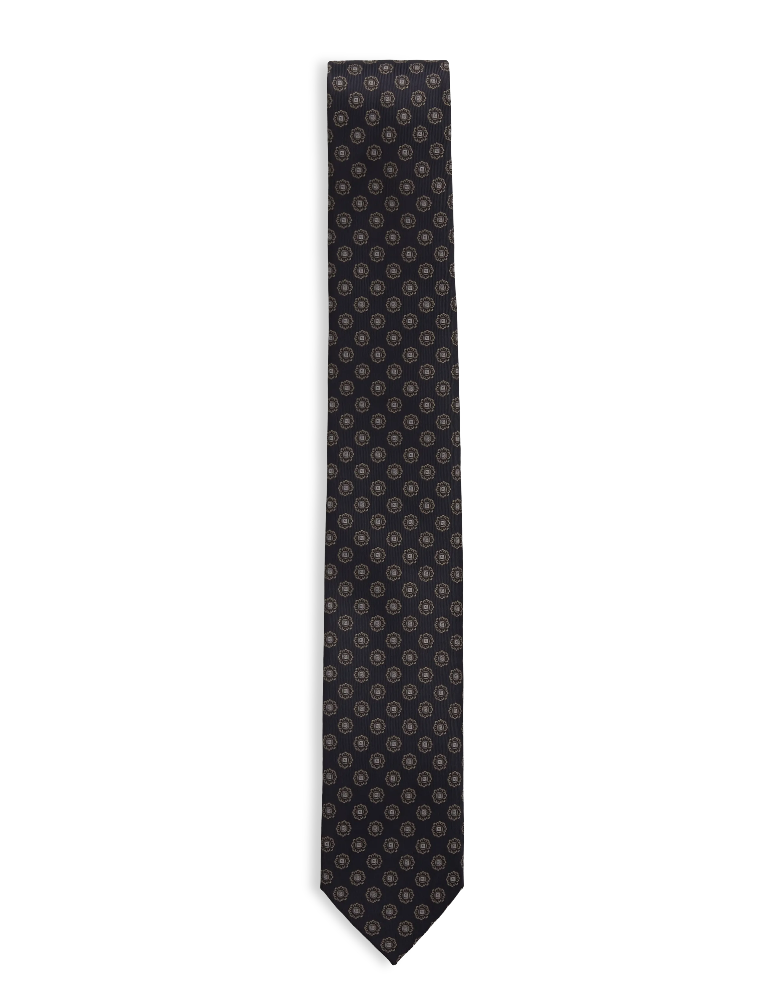 LINDBERGH Schwarz Tie With Pattern 7 Cm Navy - One Size - Herren