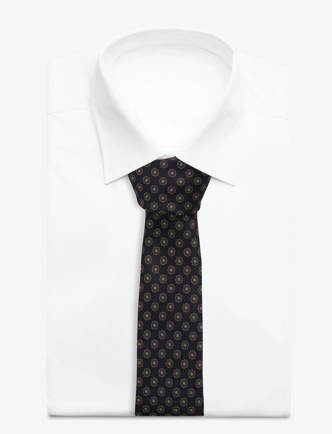 Lindbergh Black - Tie with pattern 7 cm - gifts below 15000kr - navy - 1